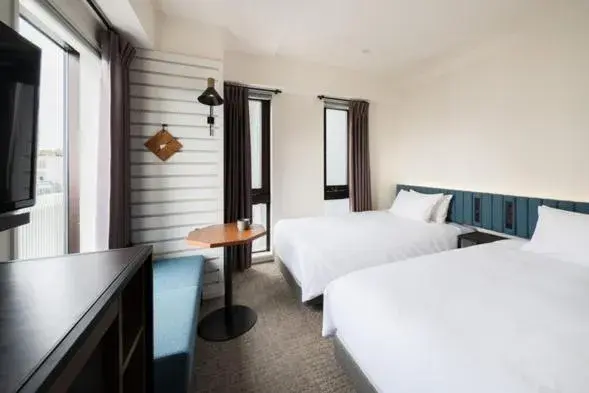 Adjoining Room (Twin Room + Double Room) Not Connecting Room in Nest Hotel Hiroshima Hatchobori Adjoining Room (Twin Room + Double Room) Not Connecting Room in Nest Hotel Hiroshima Hatchobori