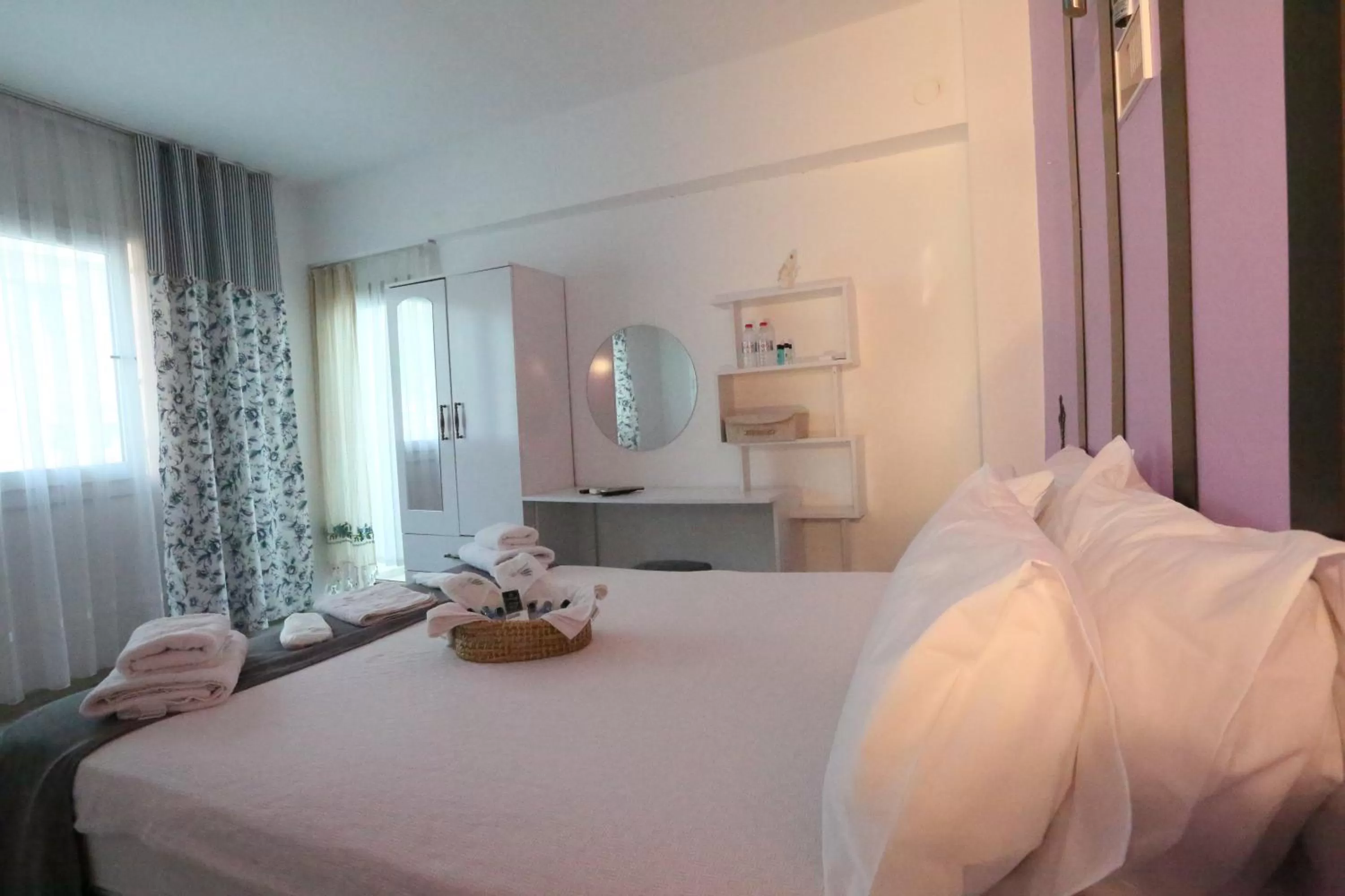 Decorative detail, Bed in Lavender Otel