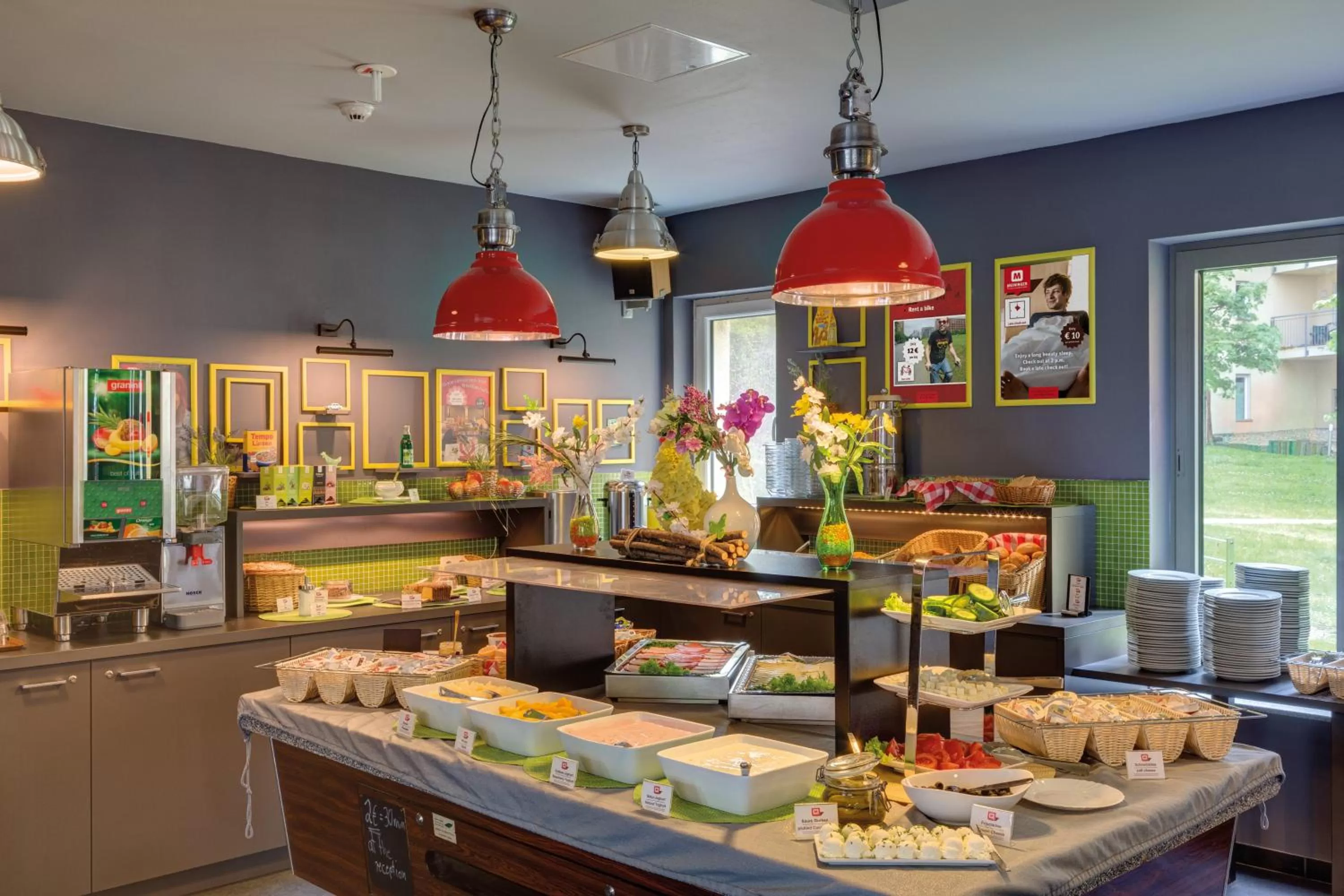 Continental breakfast in MEININGER Hotel Berlin Alexanderplatz