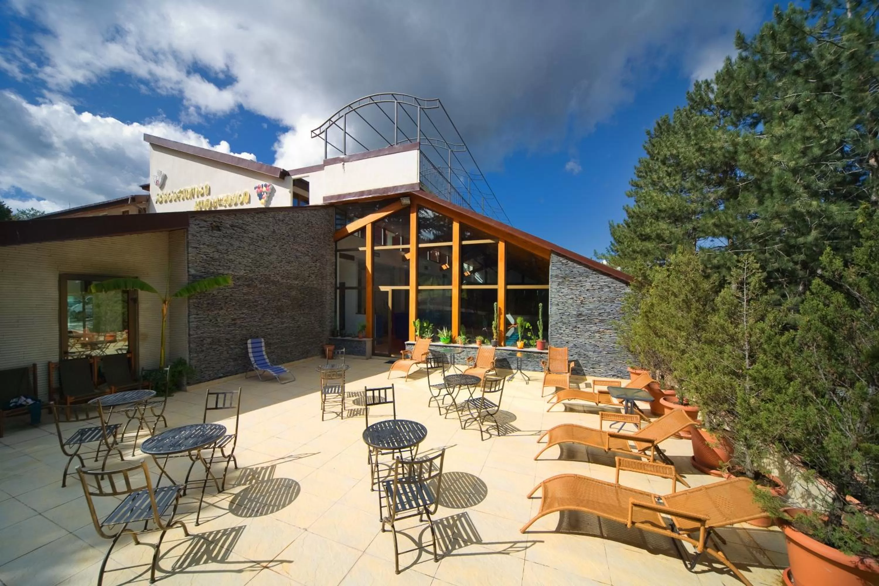Balcony/Terrace in Kopala Tskneti Hotel