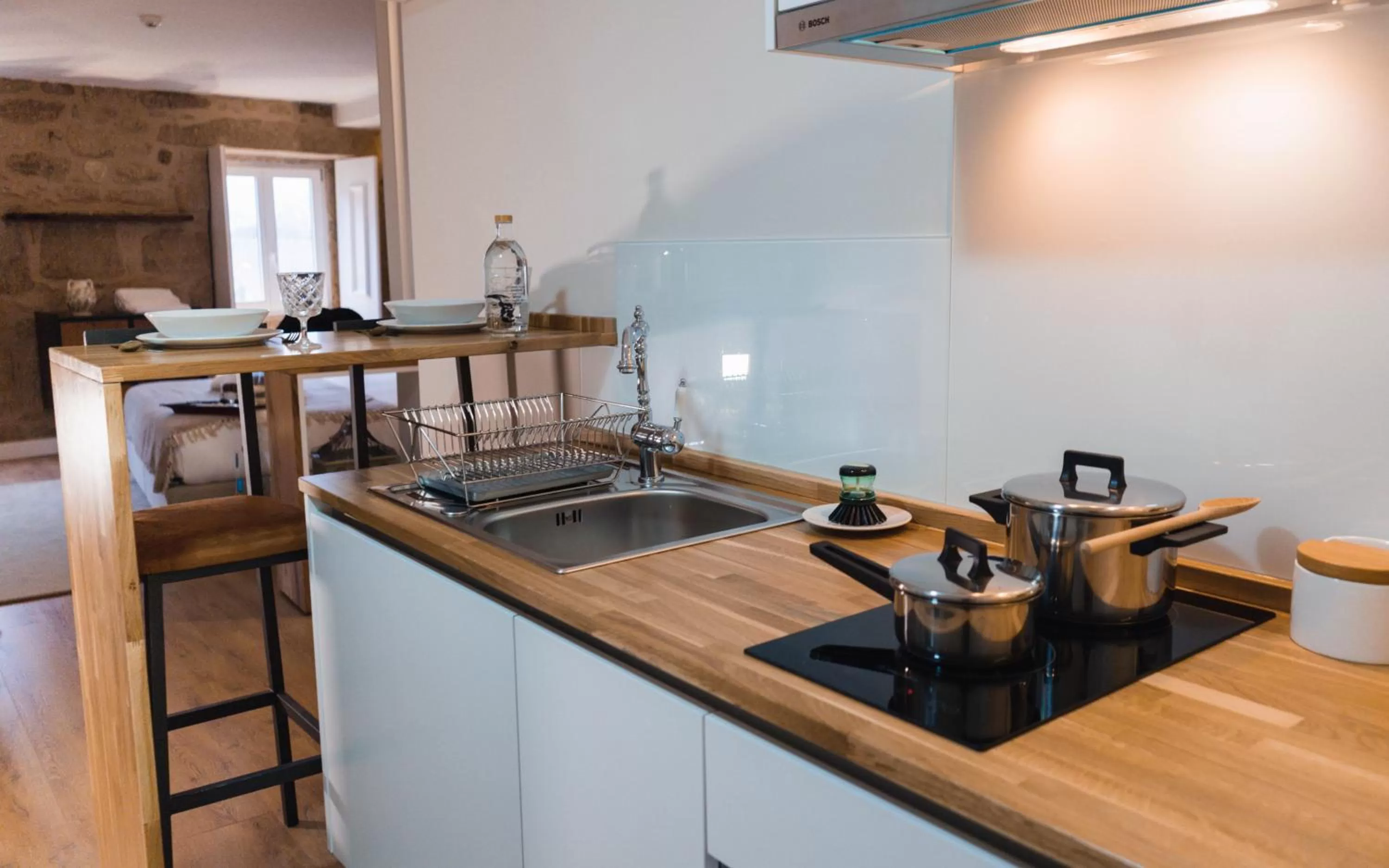 Kitchen or kitchenette in Casa da Ana Boutique Guest House