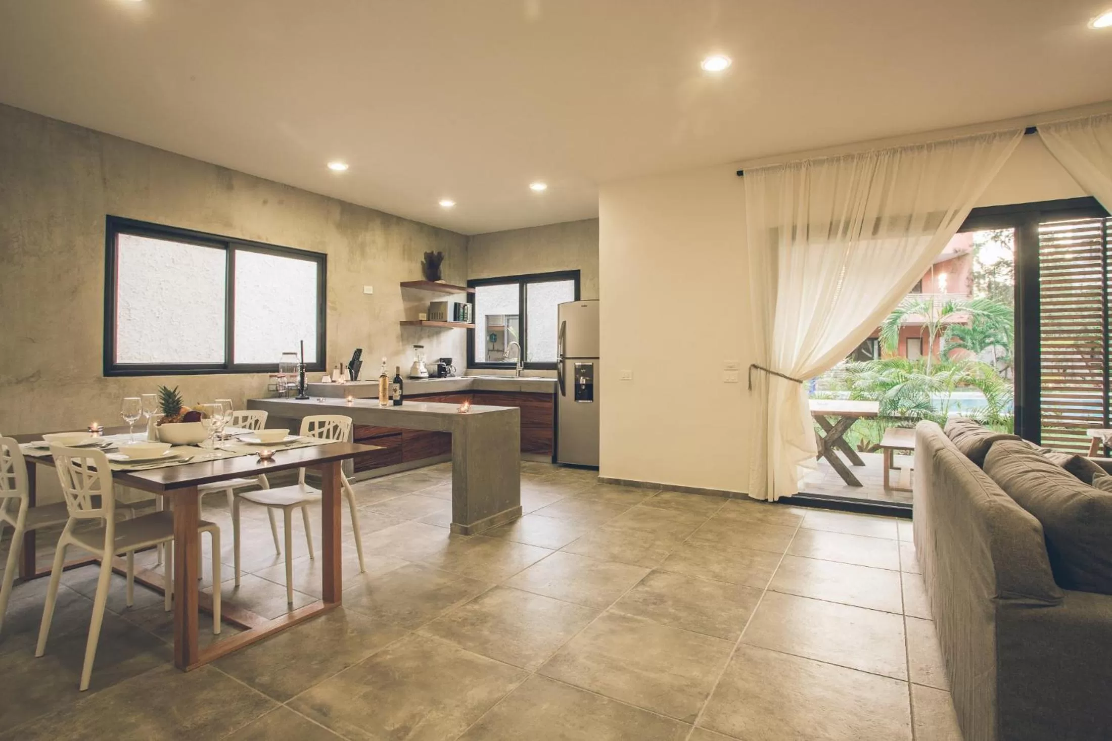 Photo of the whole room in Panacea Condo Tulum