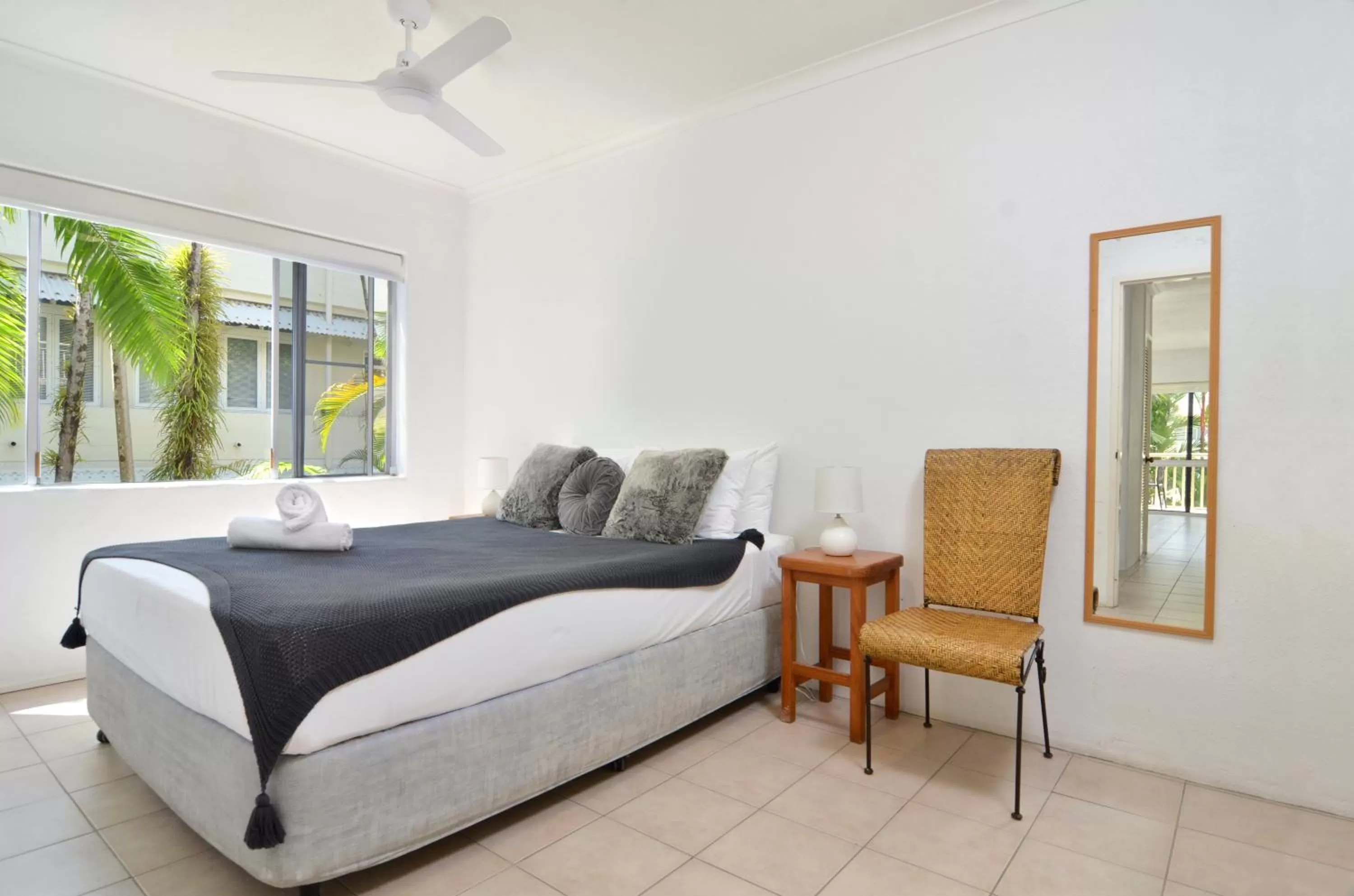 Bed in Driftwood Mantaray - Official Onsite Reception and Check In