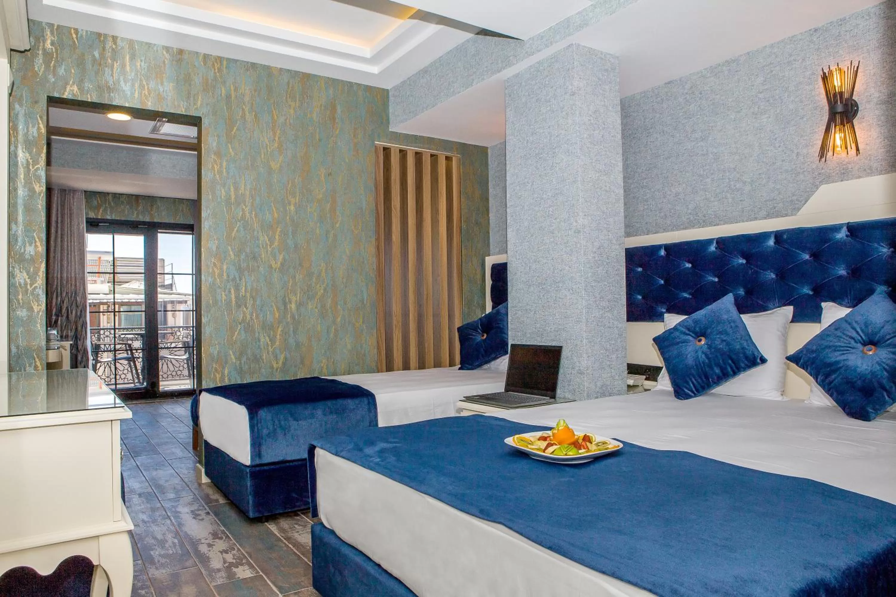 Bed in THE LEA HOTELS & SUITE