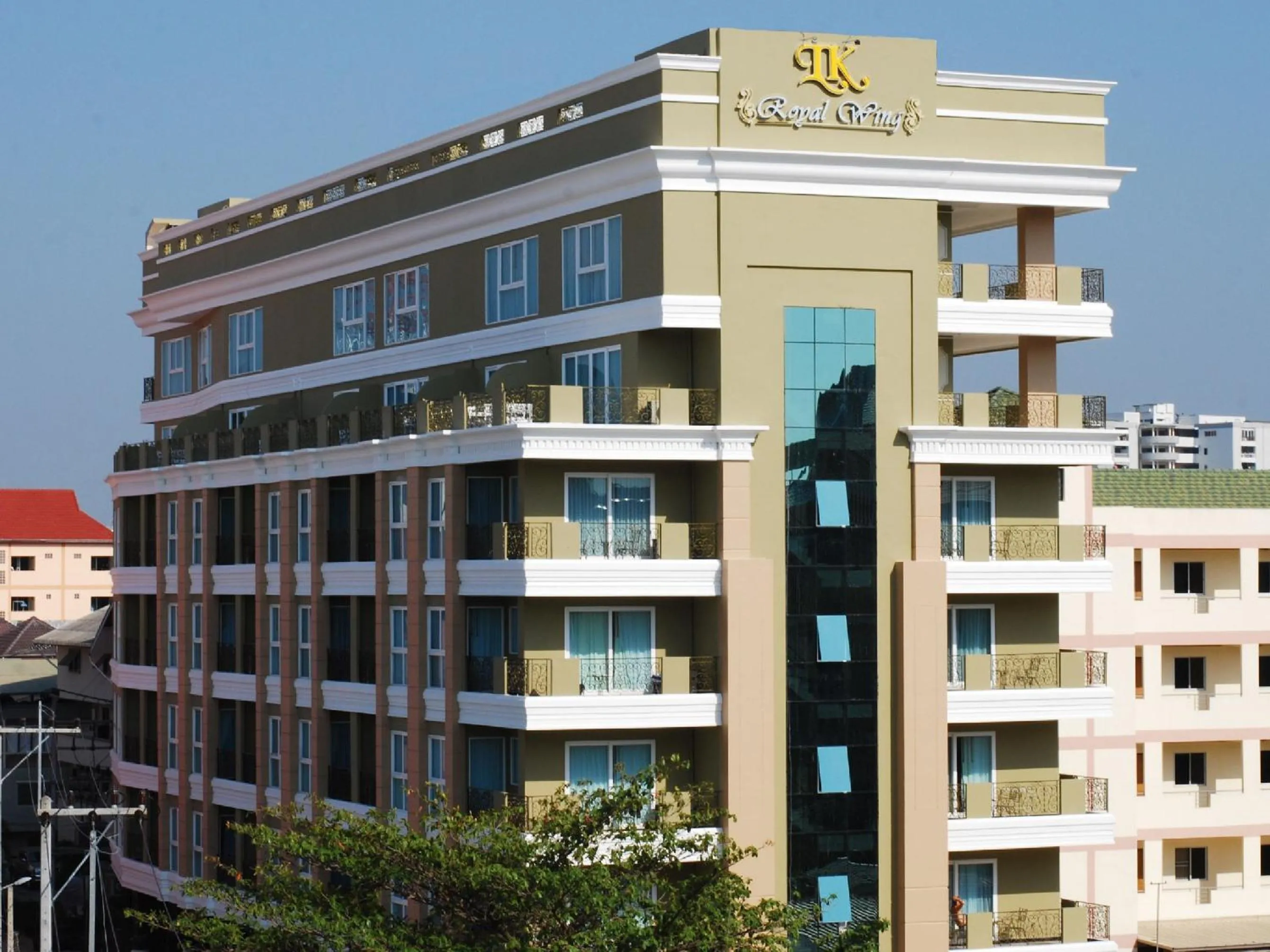 Facade/entrance in LK Royal Wing