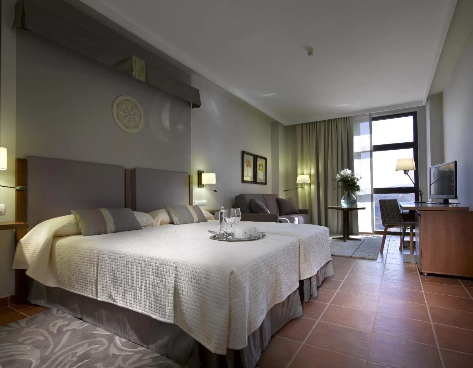 Photo of the whole room, Bed in Parador de Lorca