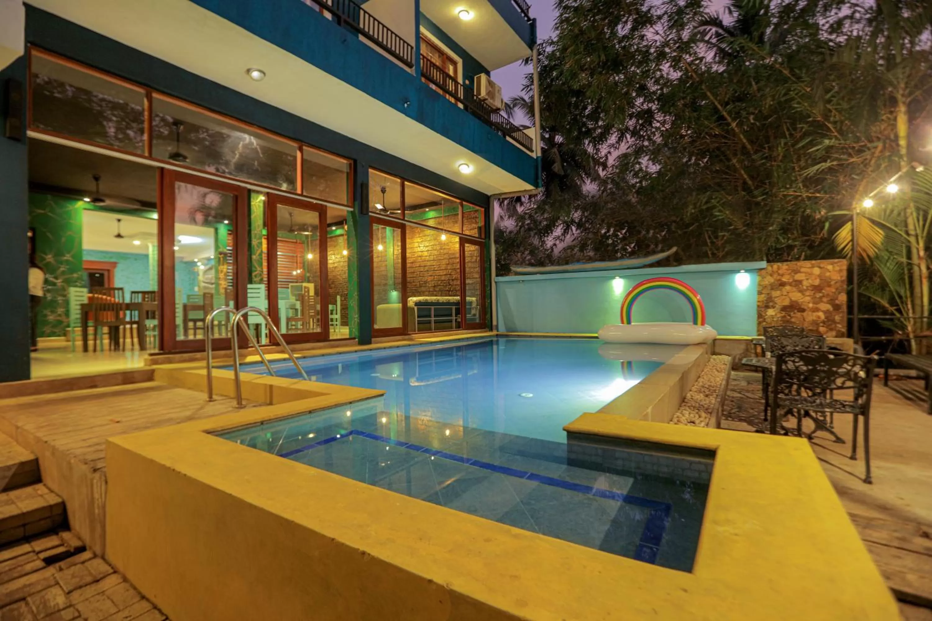 Swimming Pool in Summer Side