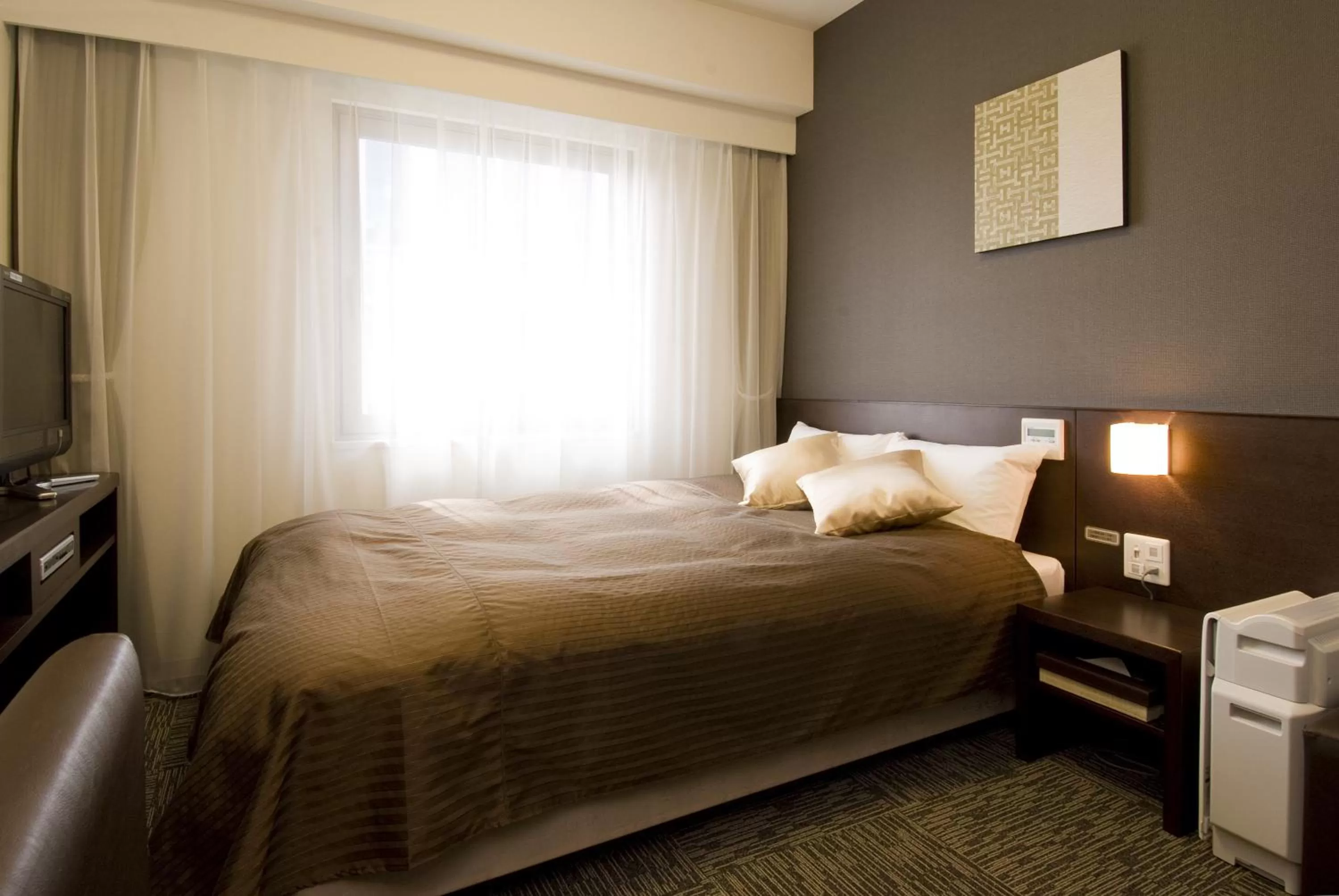 Photo of the whole room, Bed in Dormy Inn Hakata Gion