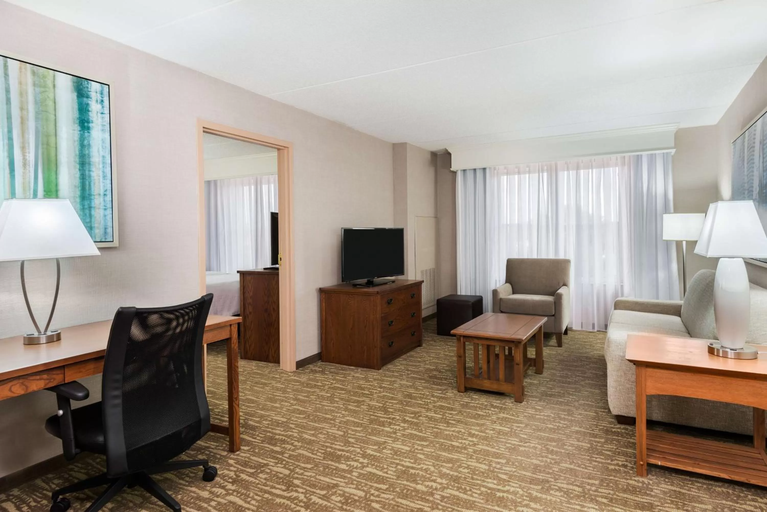 Living room in Homewood Suites by Hilton Buffalo-Amherst