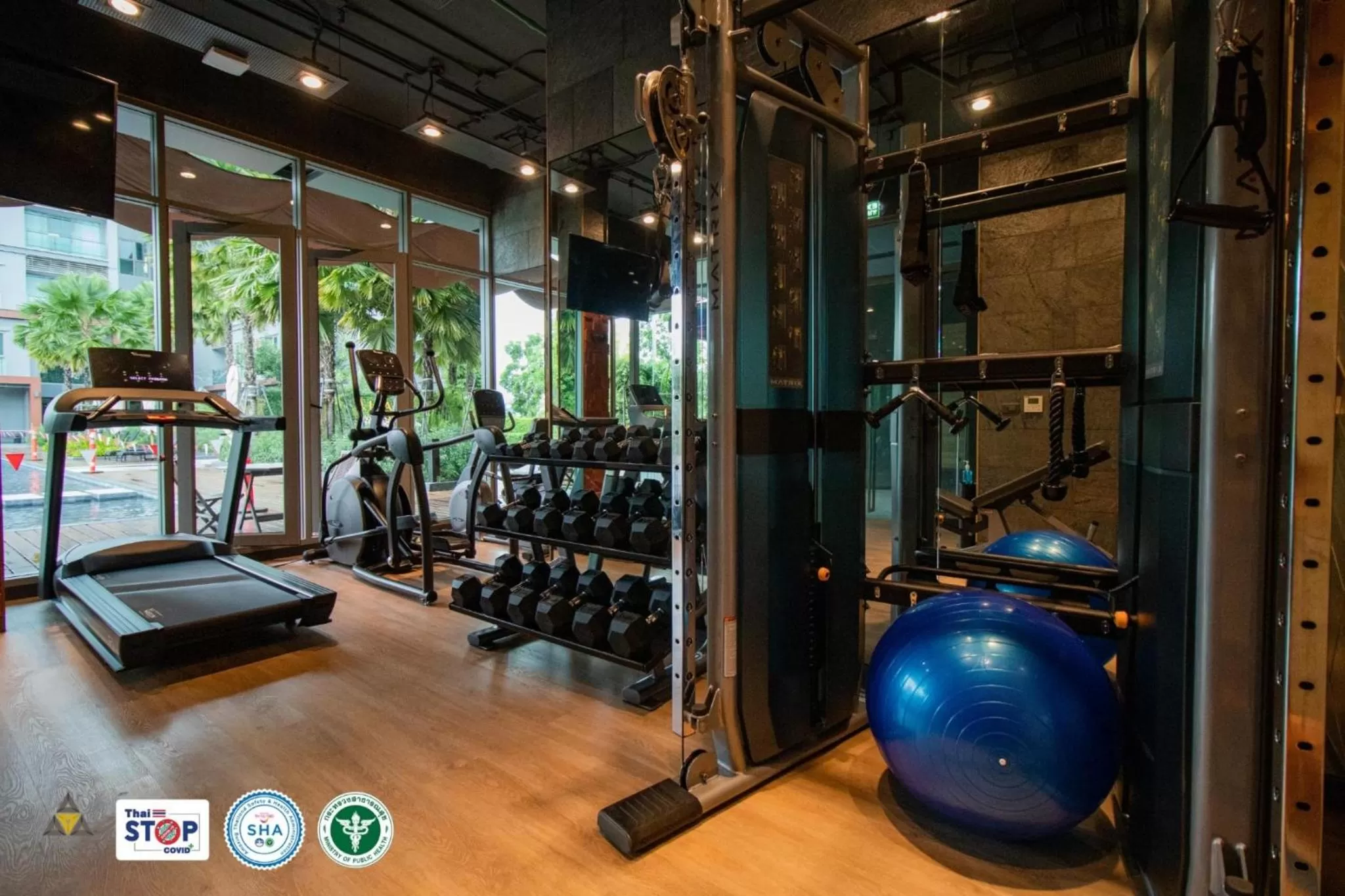 Fitness centre/facilities in AisanA Hotel Korat