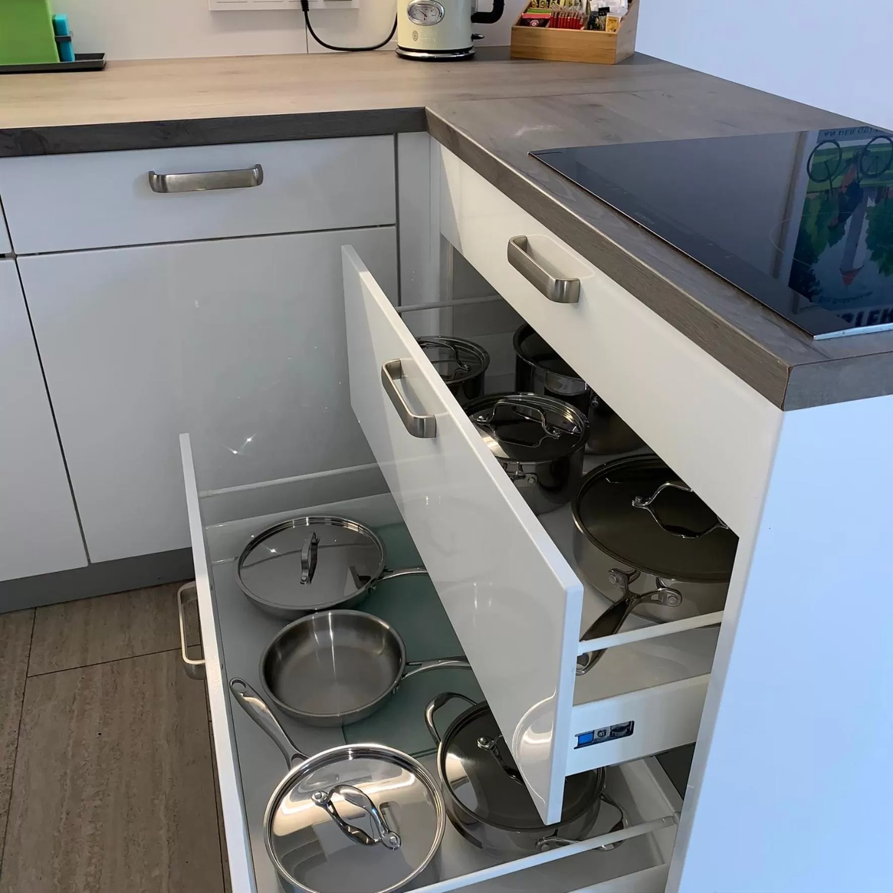 Kitchen/Kitchenette in Park-Lodge Am Rohrbusch