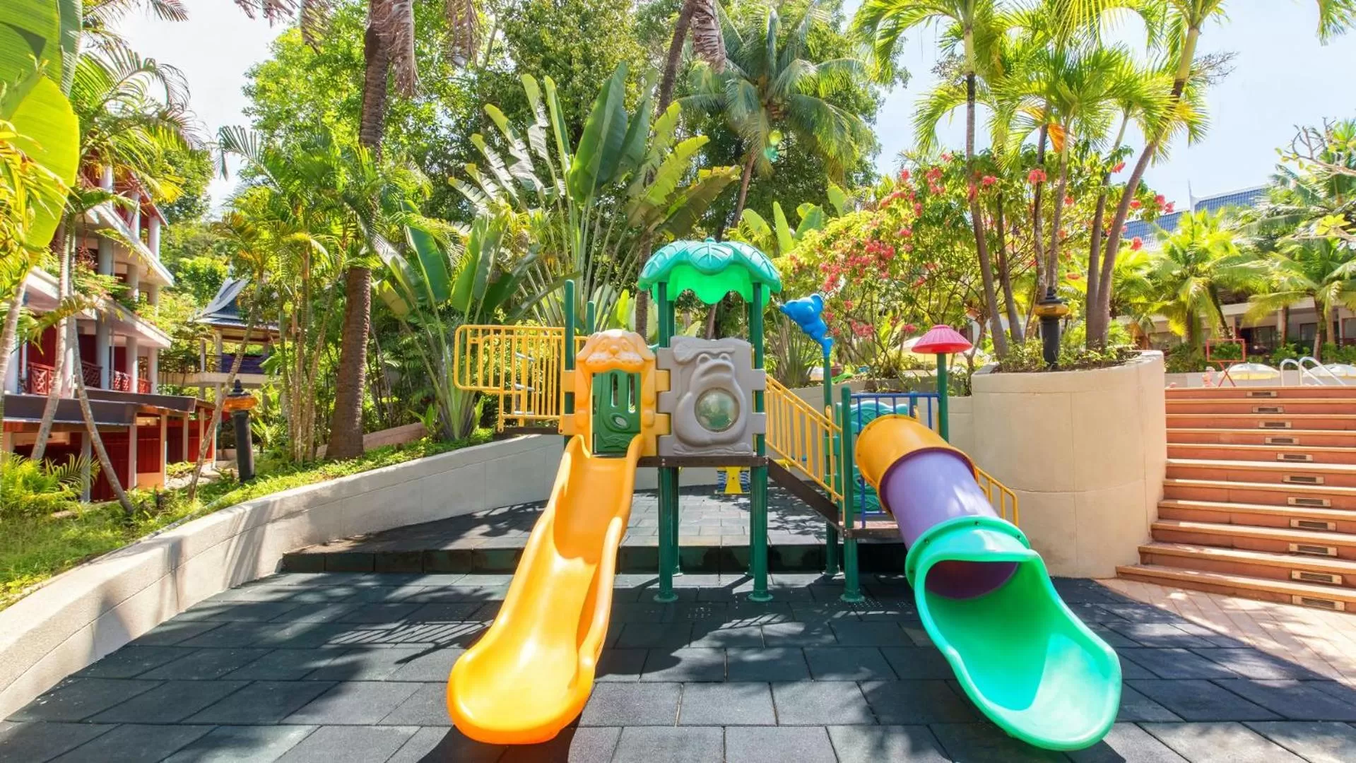 Children play ground in Chada Thai Village