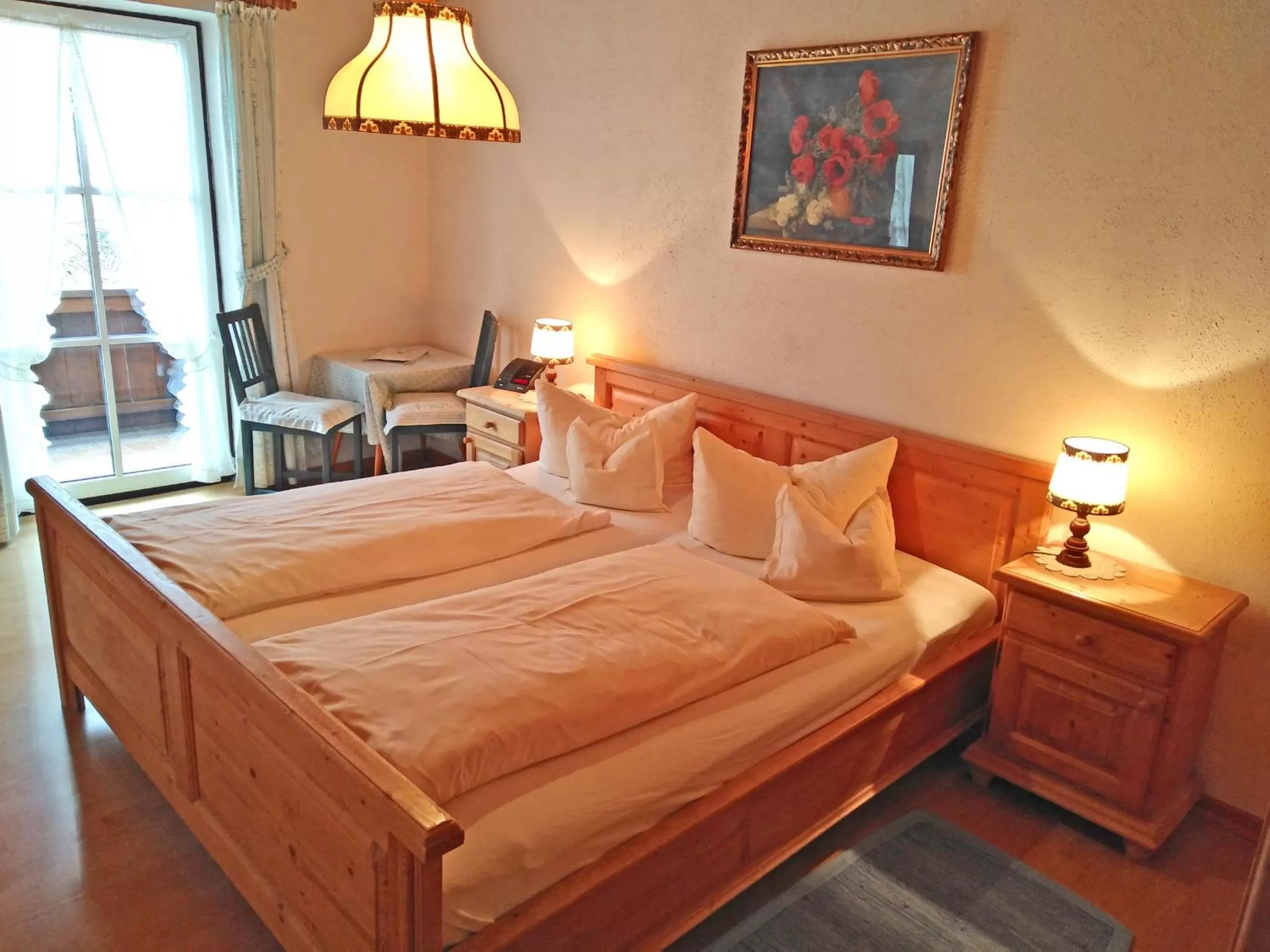 Living room, Bed in Gasthof Brucker