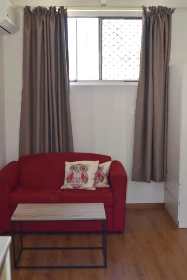 Seating area in Forster and Wallis Lake Motel