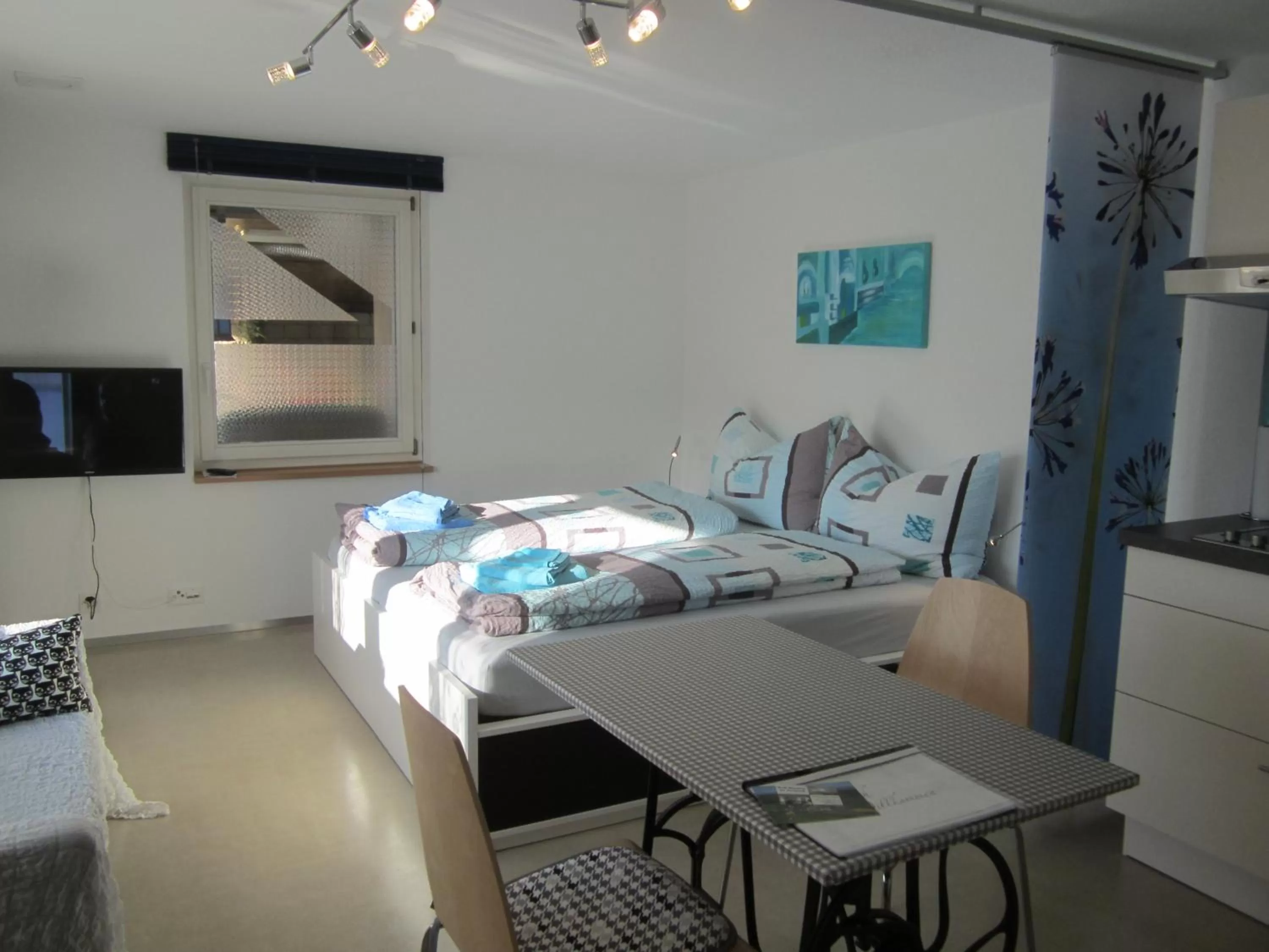 Bed in BnB Mönthal im Jurapark