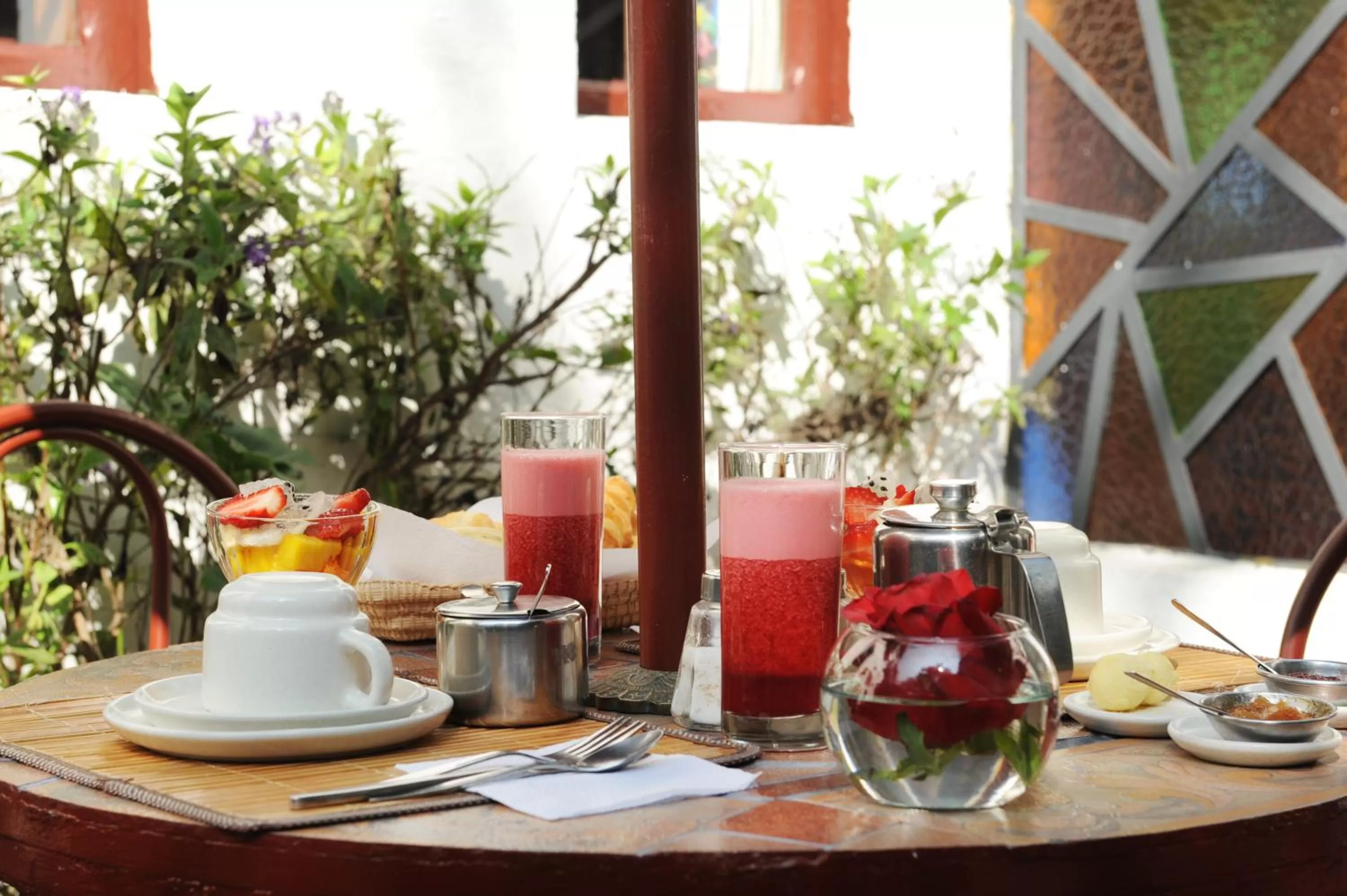 Food and drinks in Boutique Hotel Antinea