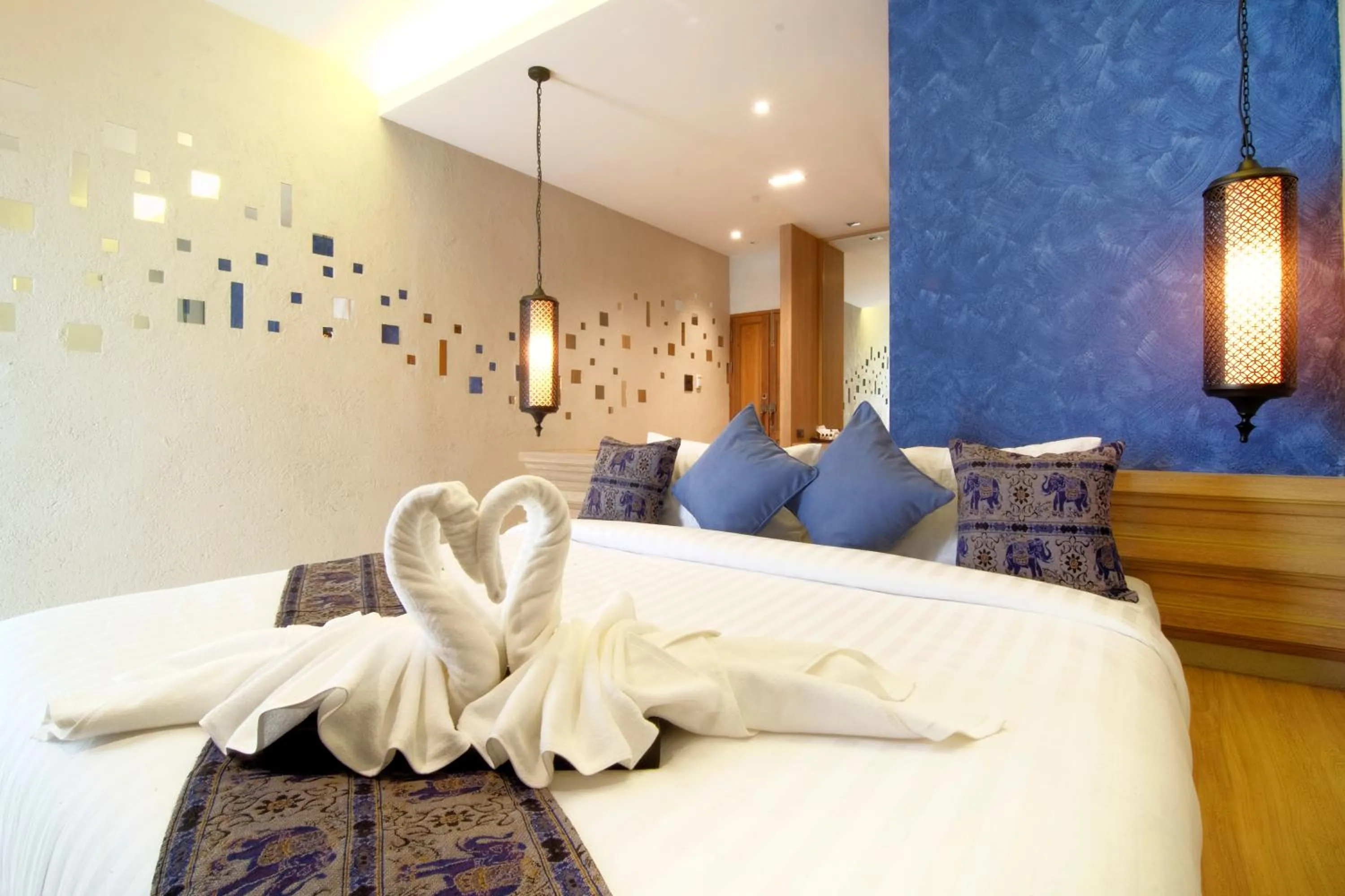 Bed in Tapae Gate Villa