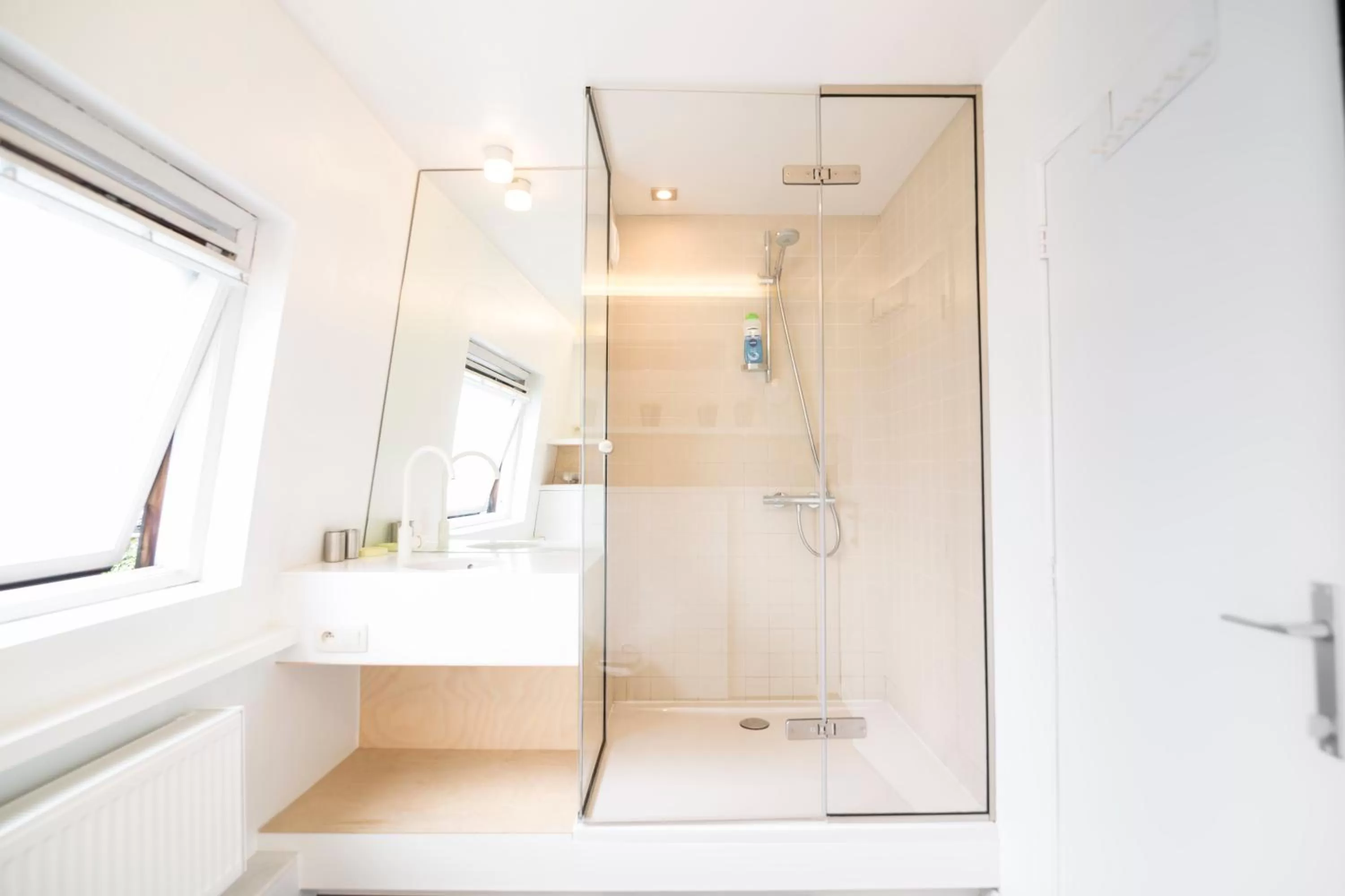 Bathroom in Because the Night city lodge