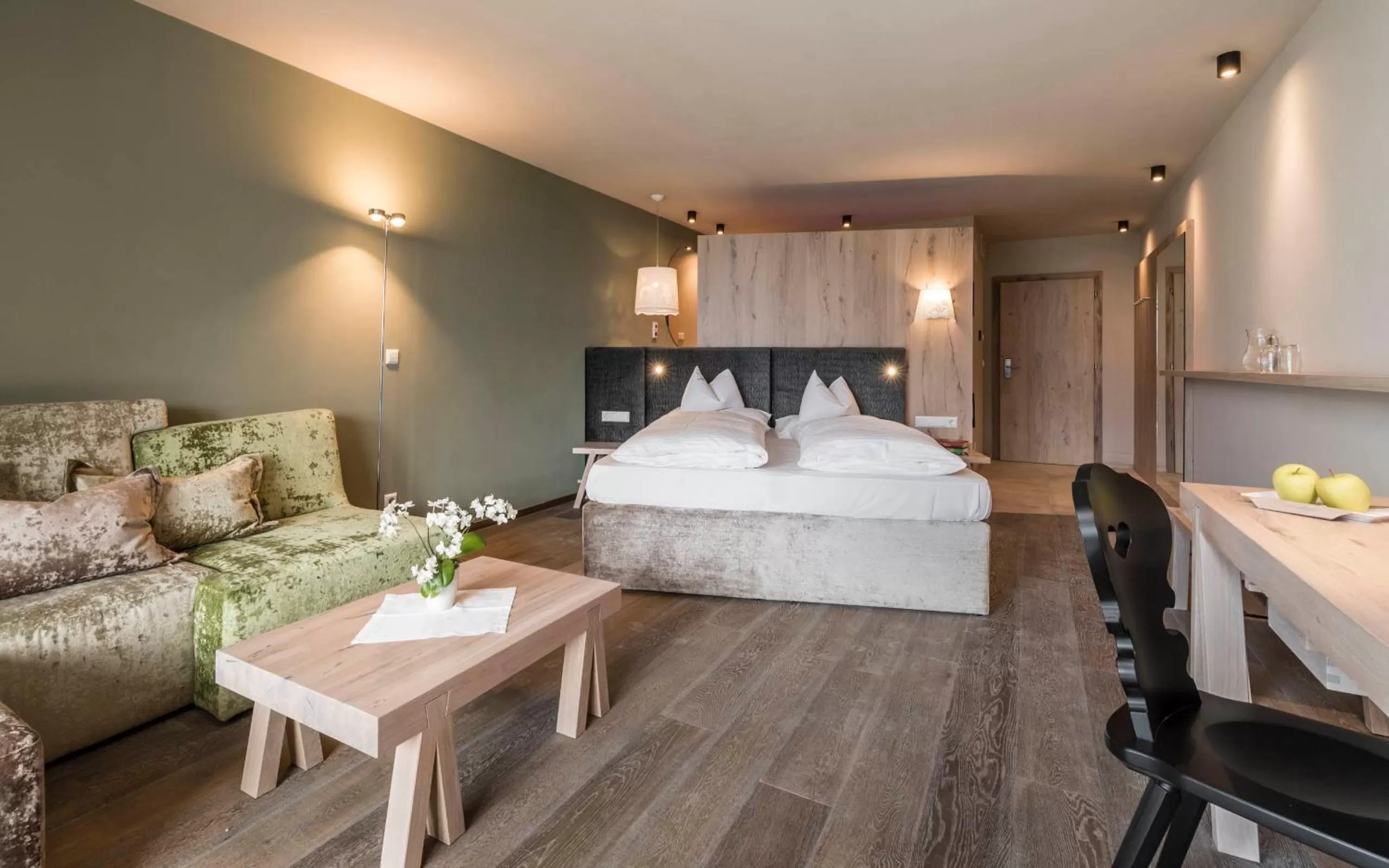 Bed in Hotel Rosengarten (Schenna Resort)