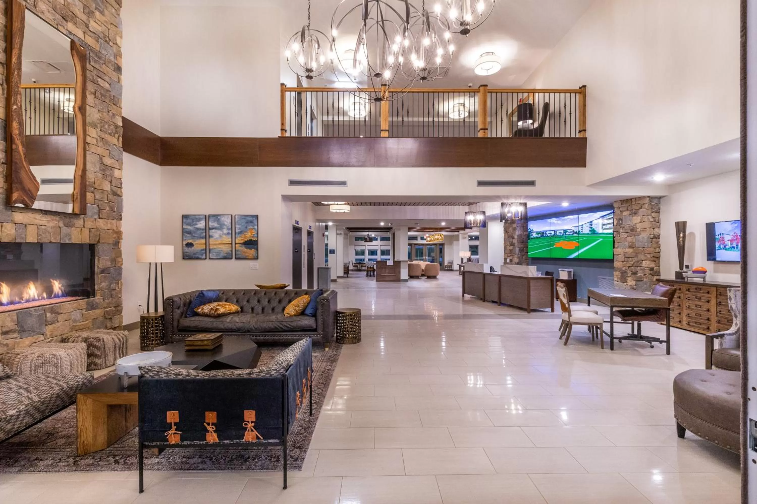 Lobby or reception in Lakeside Lodge Clemson