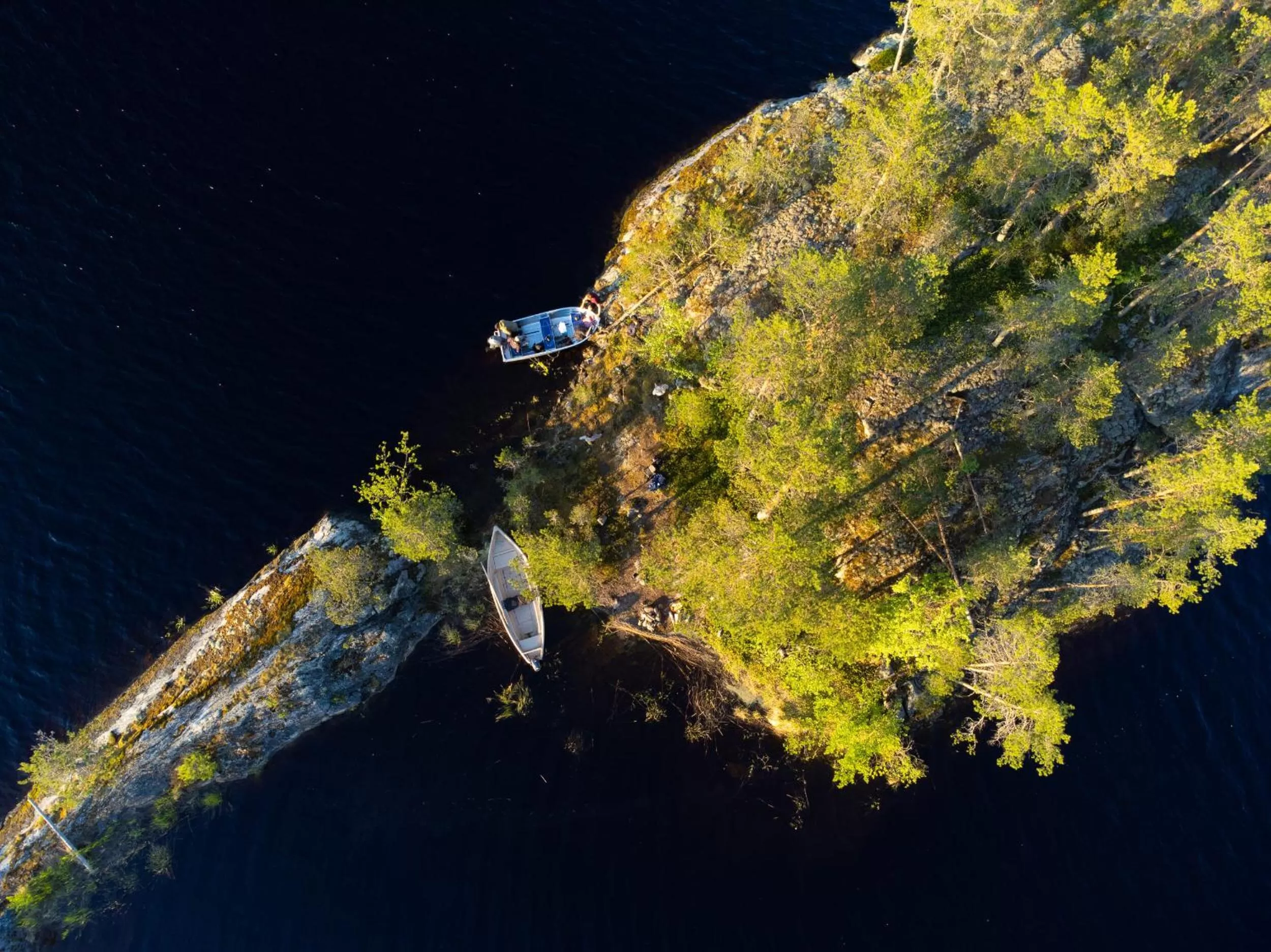Natural landscape in Olo Center by Kolovesi National Park
