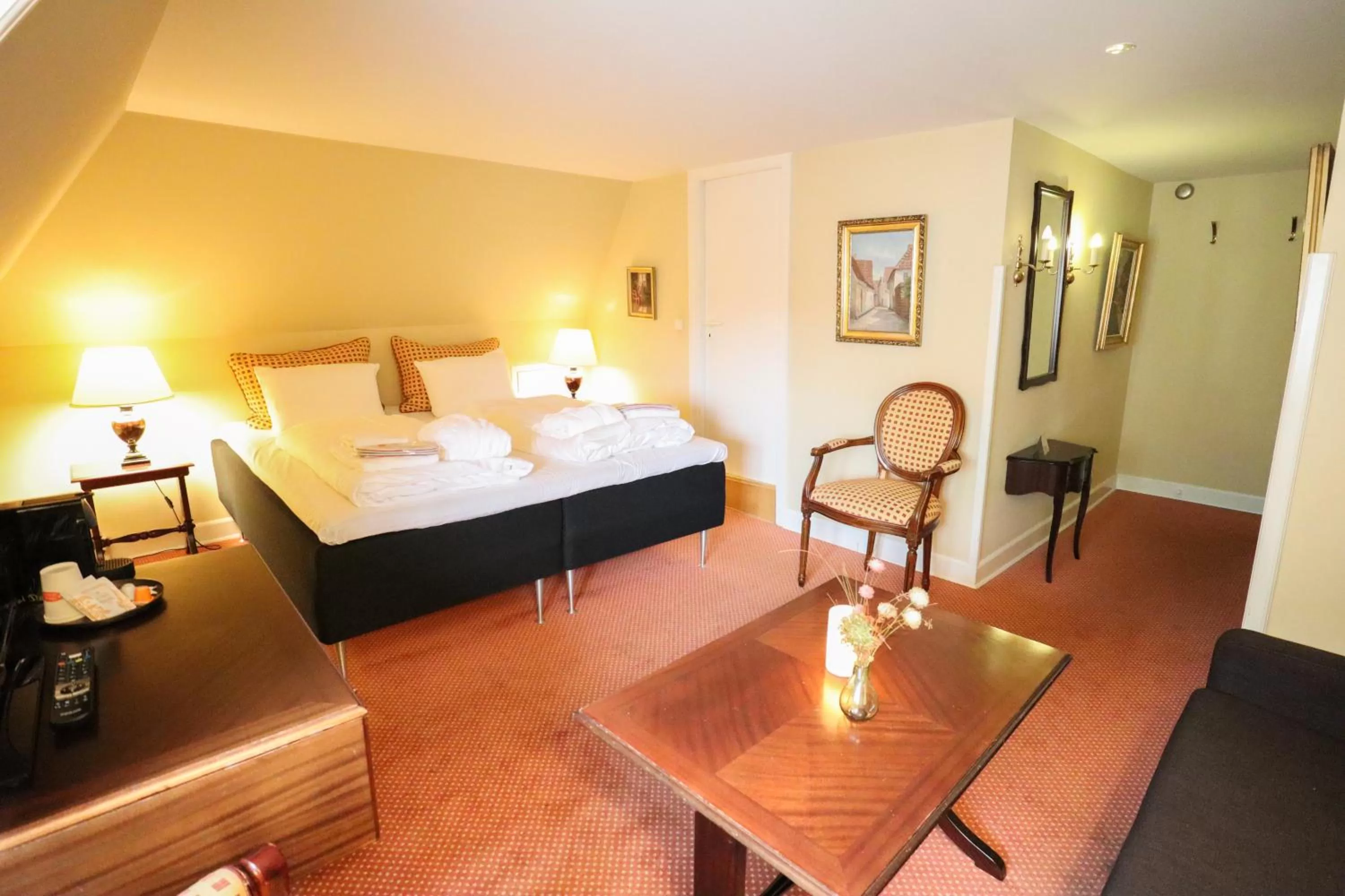 Suite with View of the Catedral of Ribe  in Hotel Dagmar