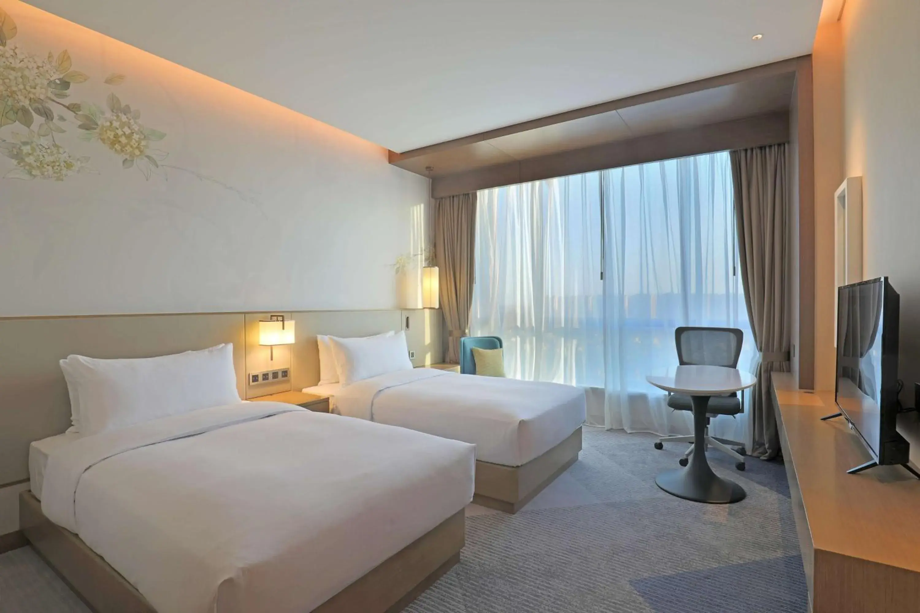 Twin Room in Hilton Garden Inn Changzhou Jintan Twin Room in Hilton Garden Inn Changzhou Jintan