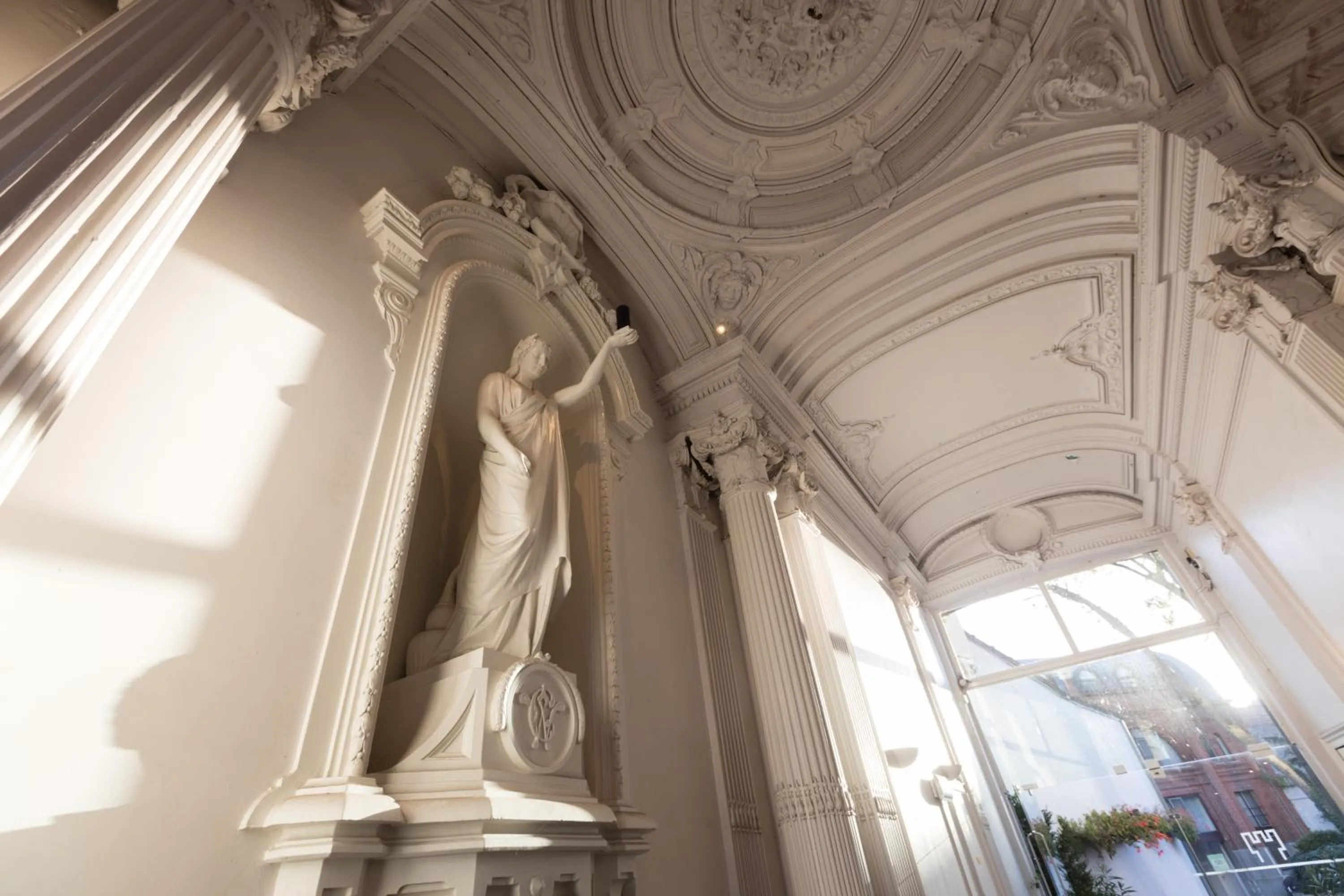Decorative detail in Hotel Gravensteen