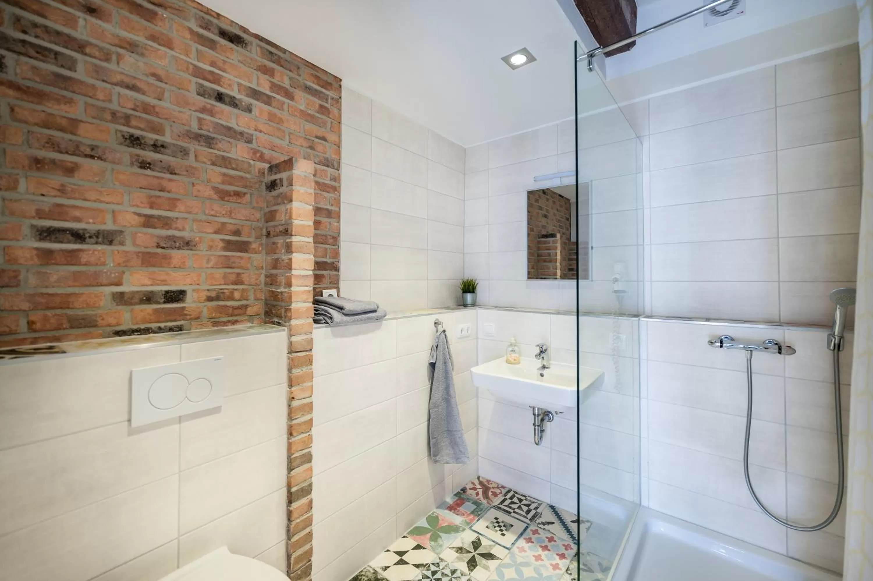 Bathroom in Haus Ferienglück Sauna im Haus