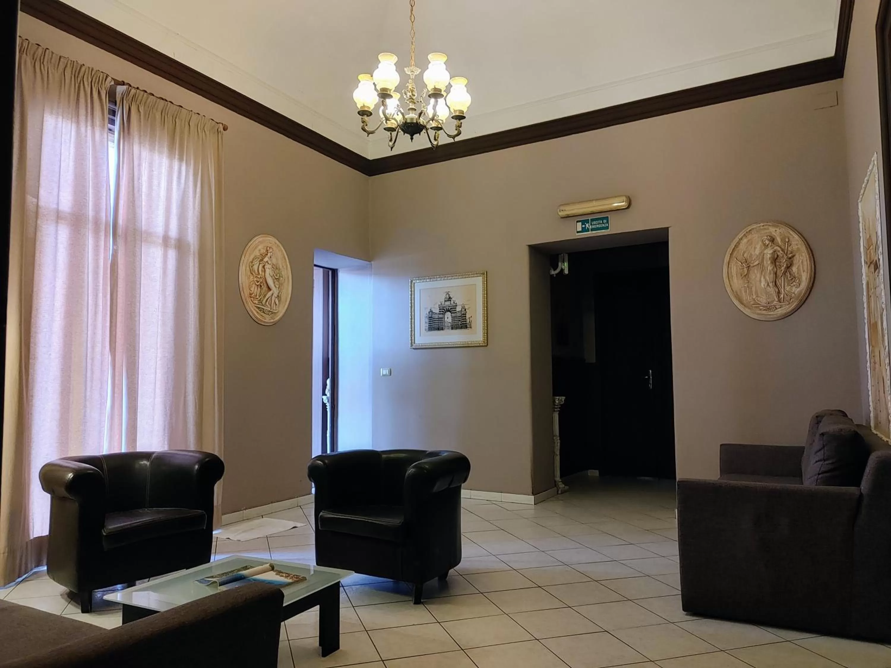 Living room in Hotel Biscari