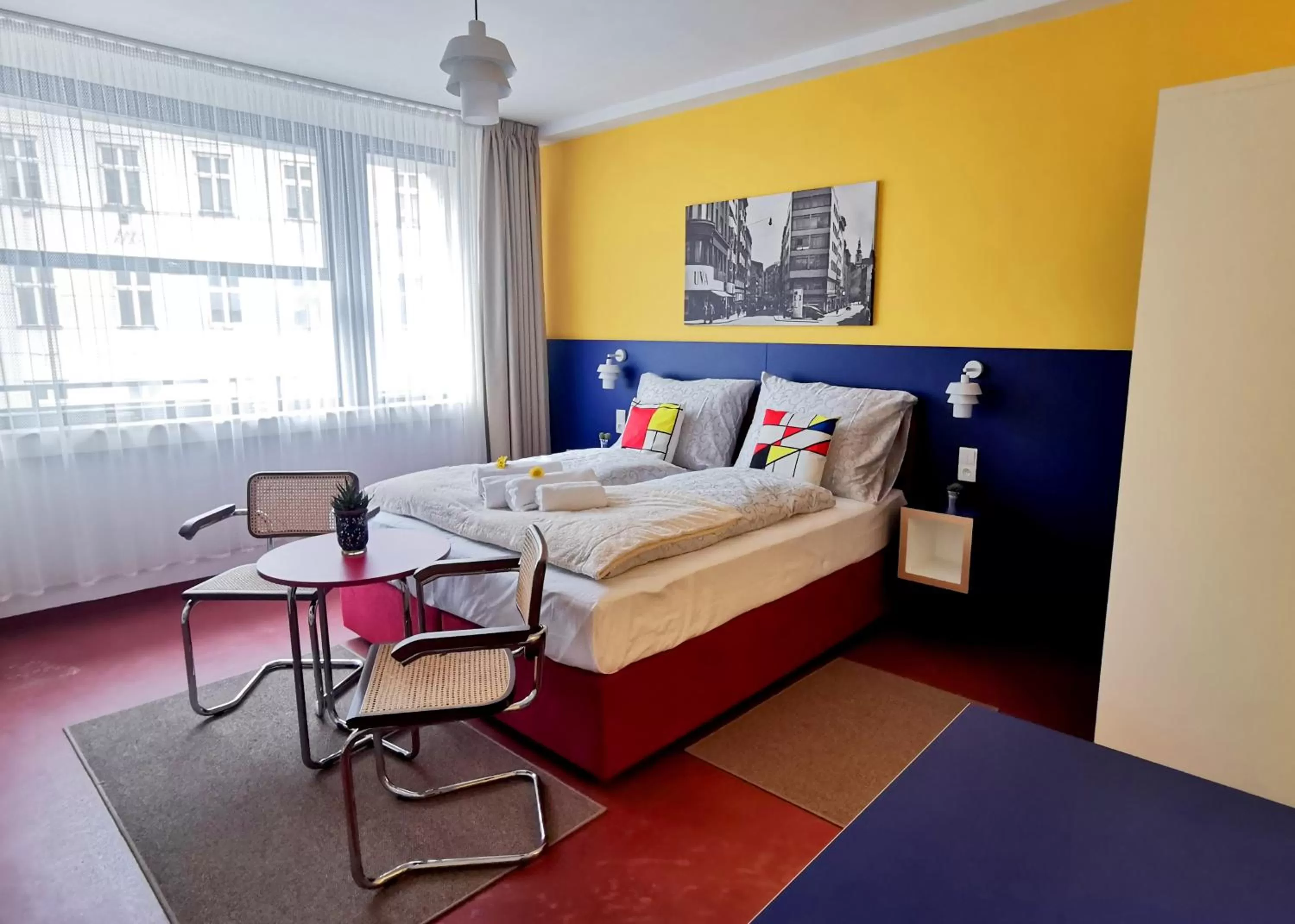 Bed in Hotel Avion - National Cultural Monument - ICONIC HOUSES ORG