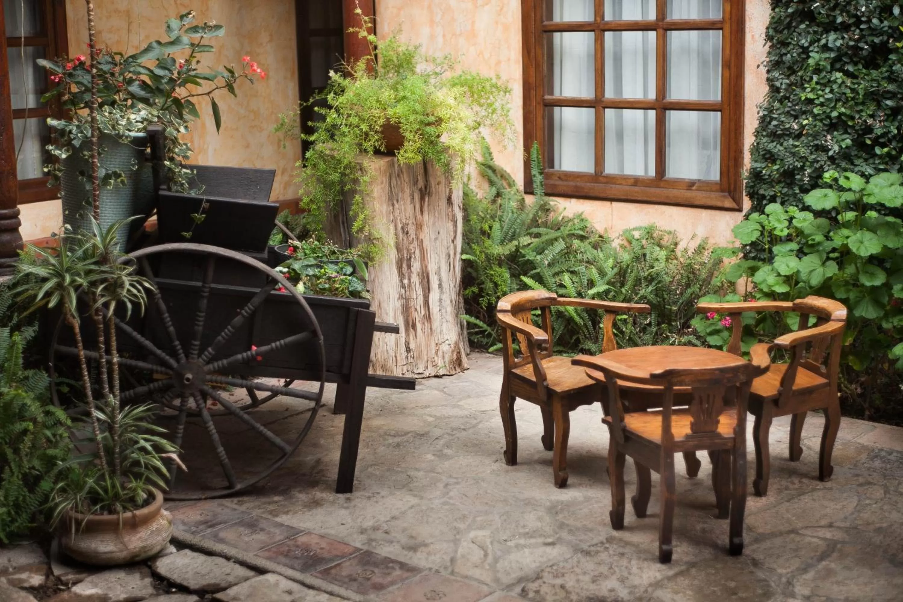 Patio in Hotel Casavieja
