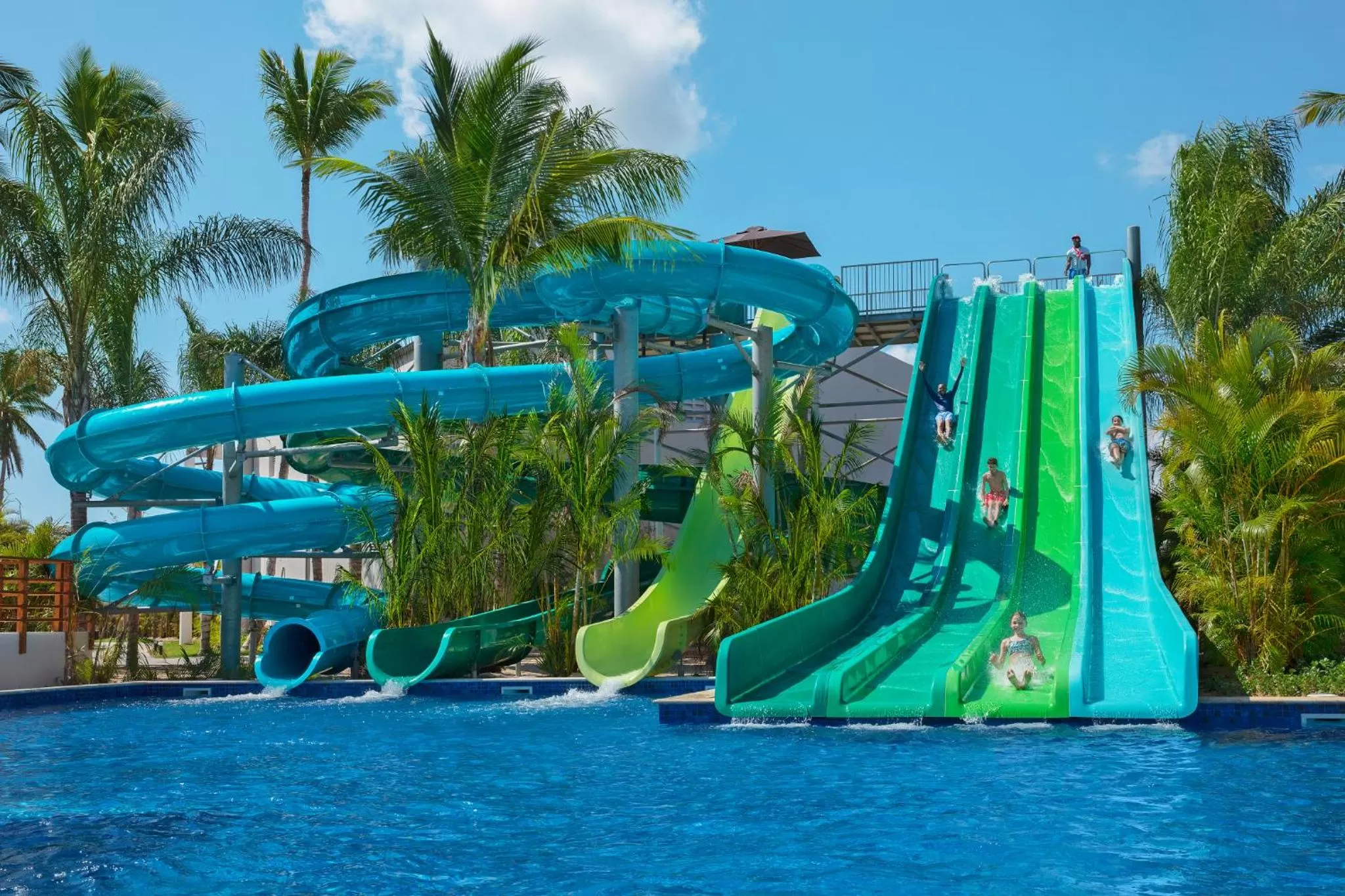 Aqua park in Dreams Flora Resort & Spa - All Inclusive