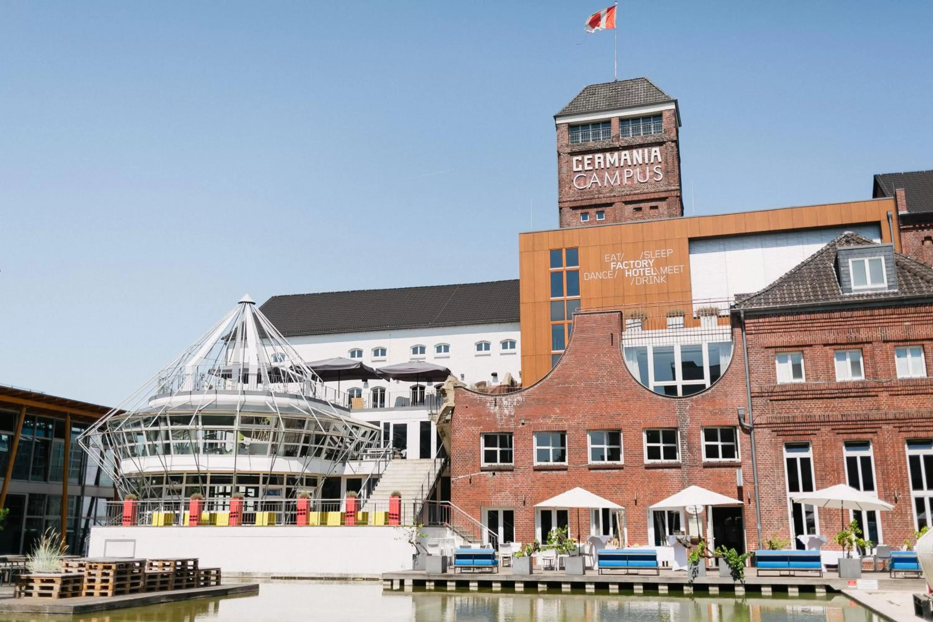 Property building in Factory Hotel