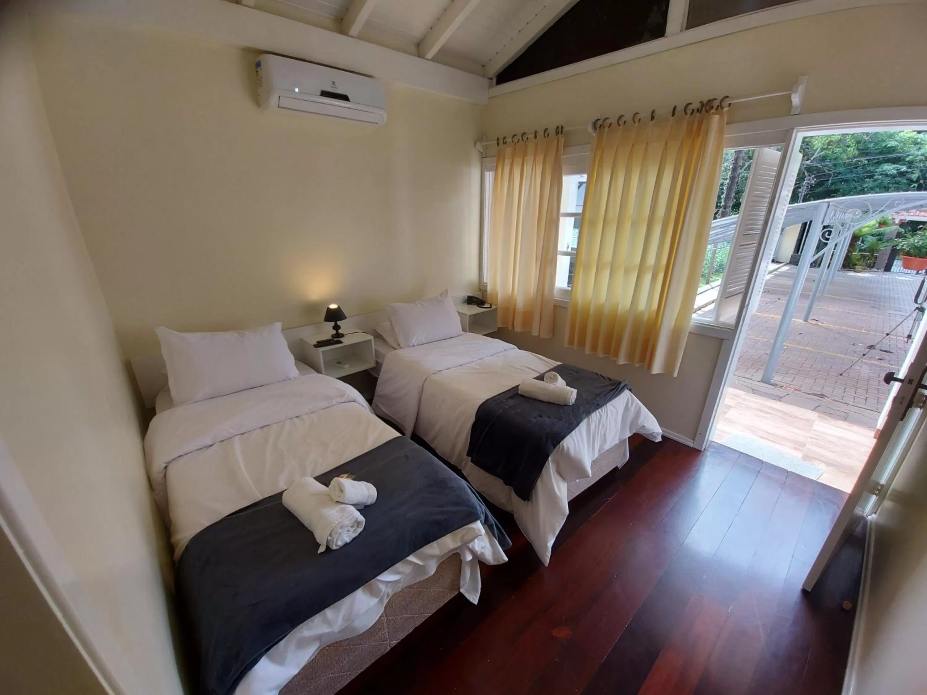 Bed in Pousada Lanai Canela