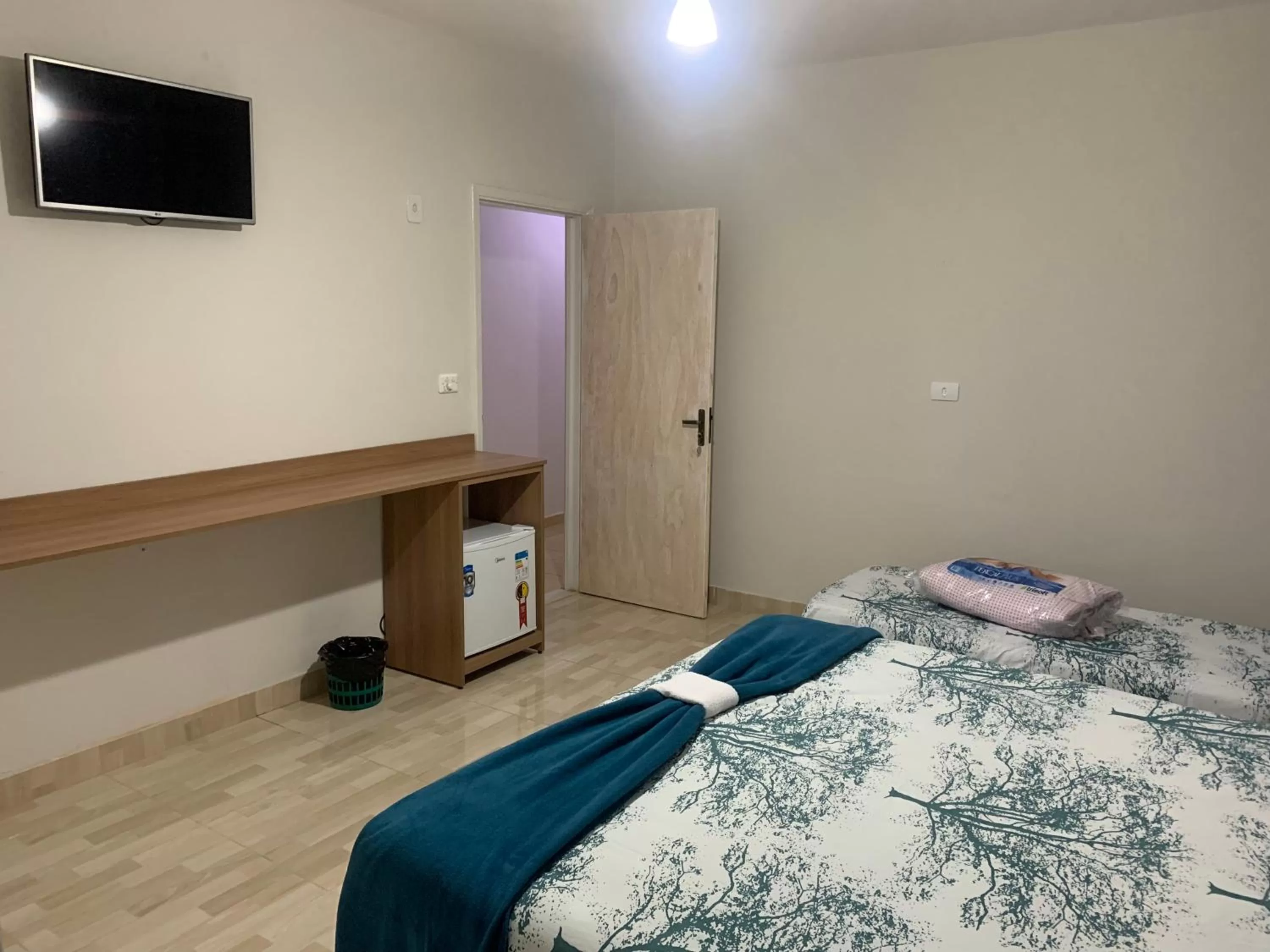 Bed in Ananda pousada chalé