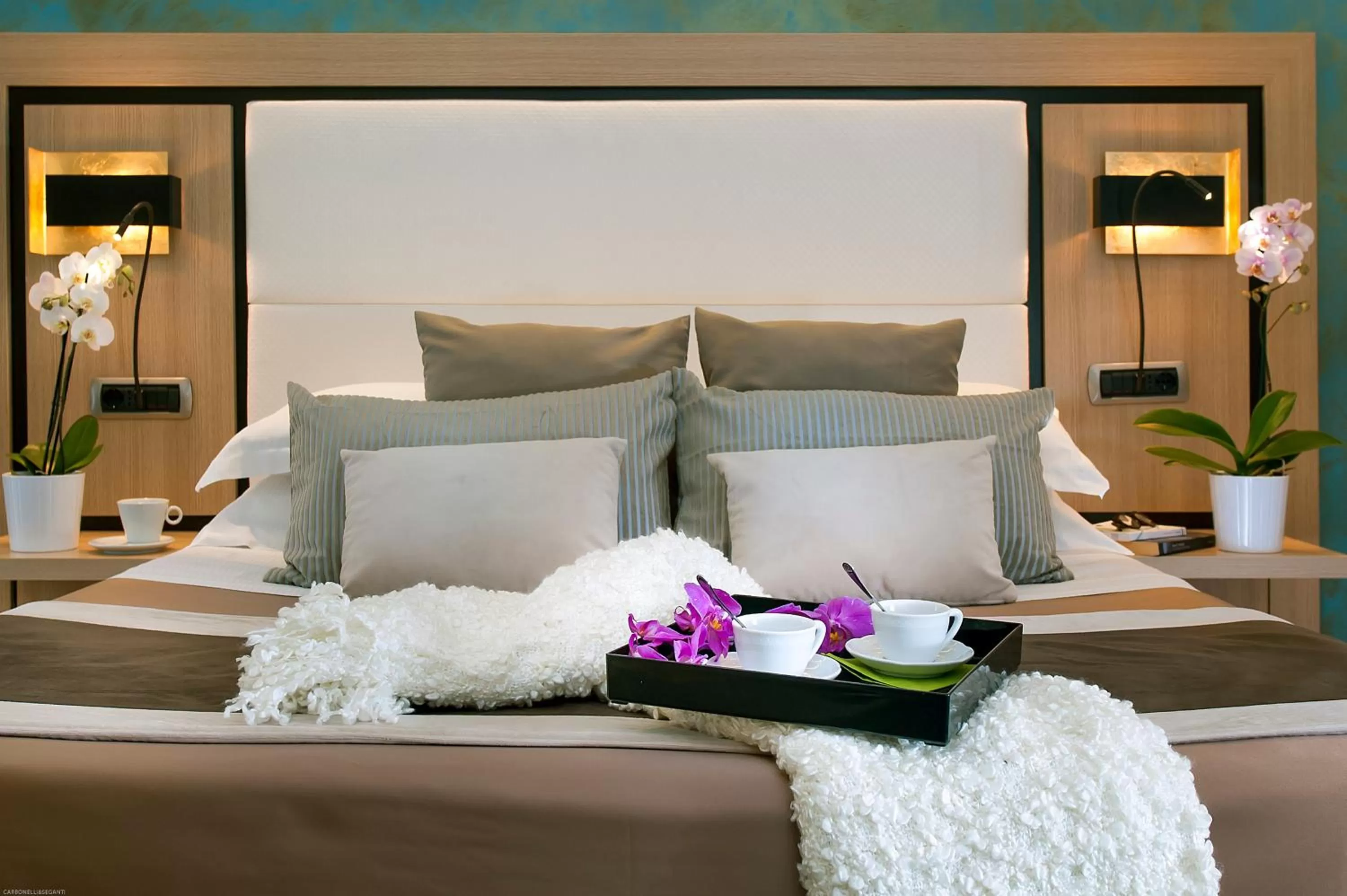 Bed in Demetra Hotel