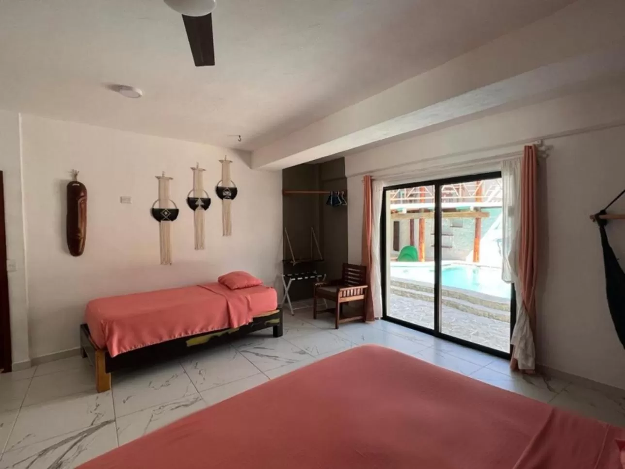 Bed in Howlita Tulum - Adult Only