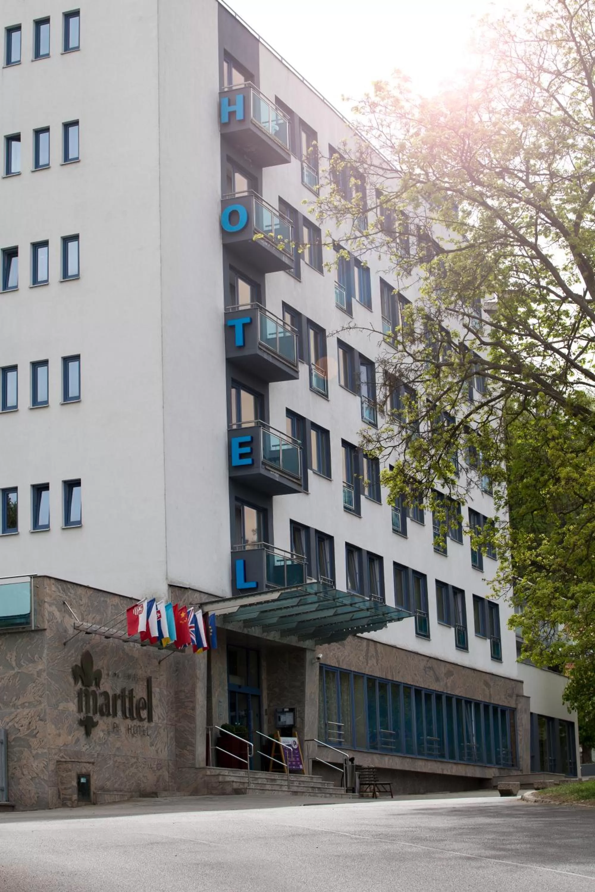 Facade/entrance in Hotel Marttel