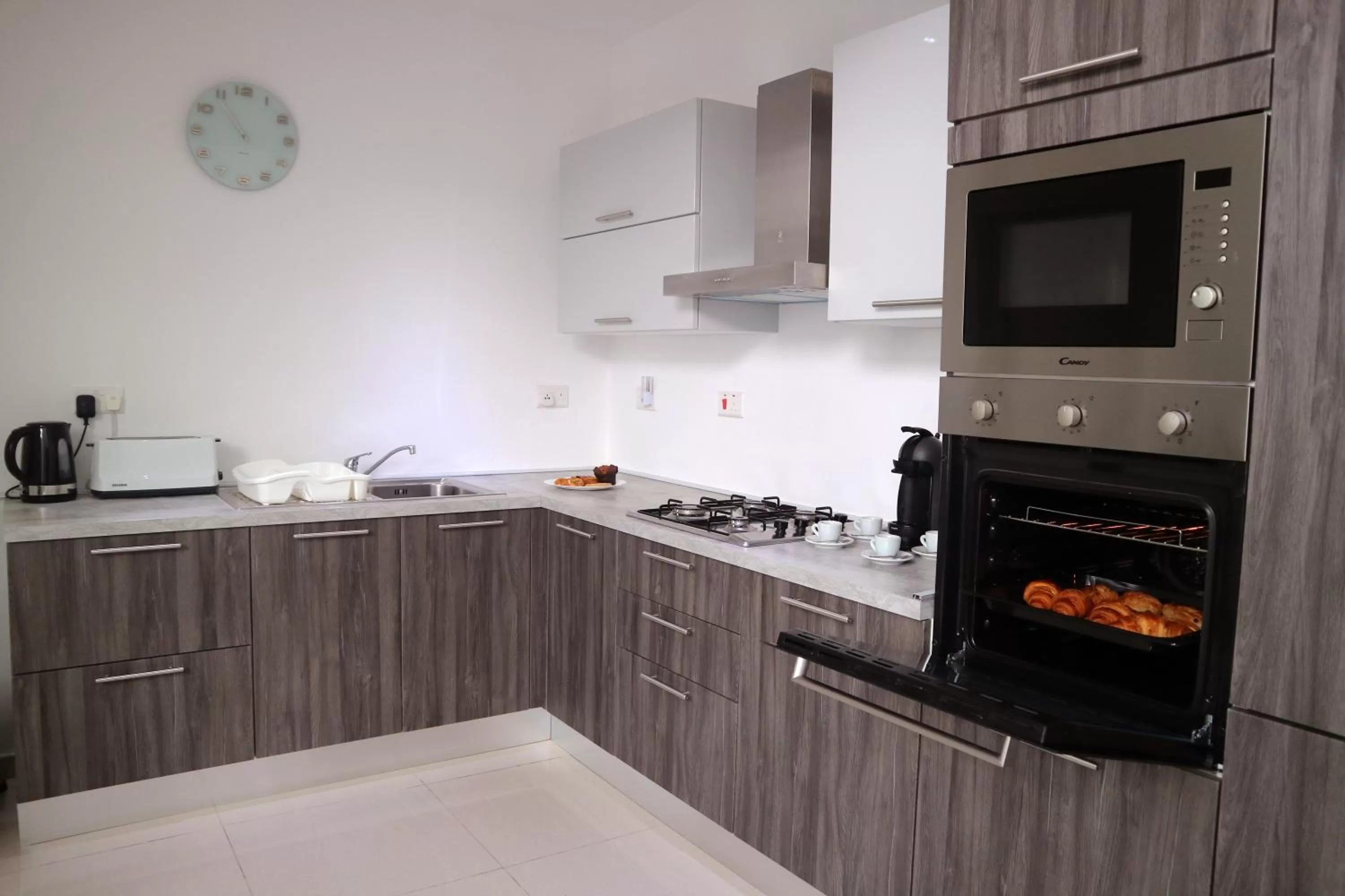 Kitchen or kitchenette in Escape to St Julians