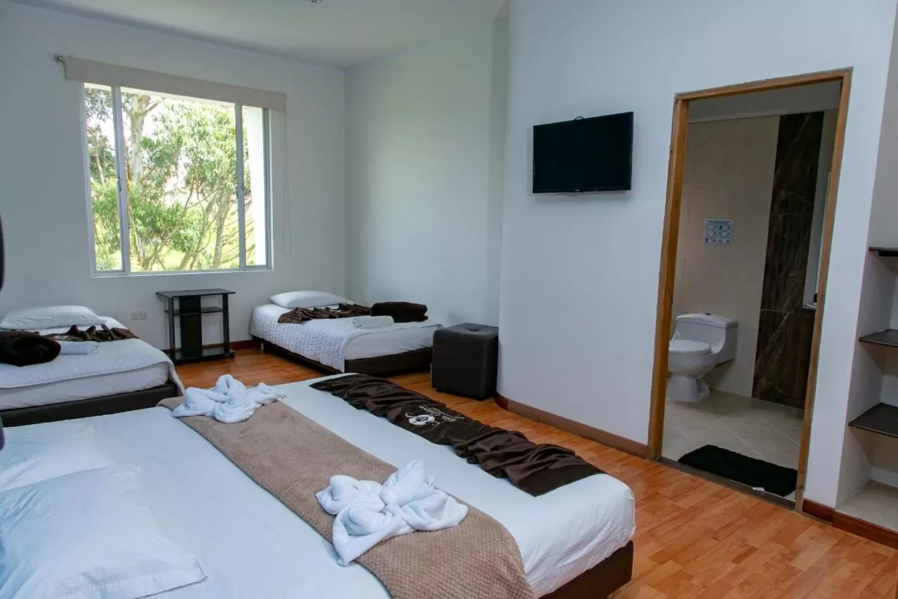 Bed in Hotel Villa Colonia