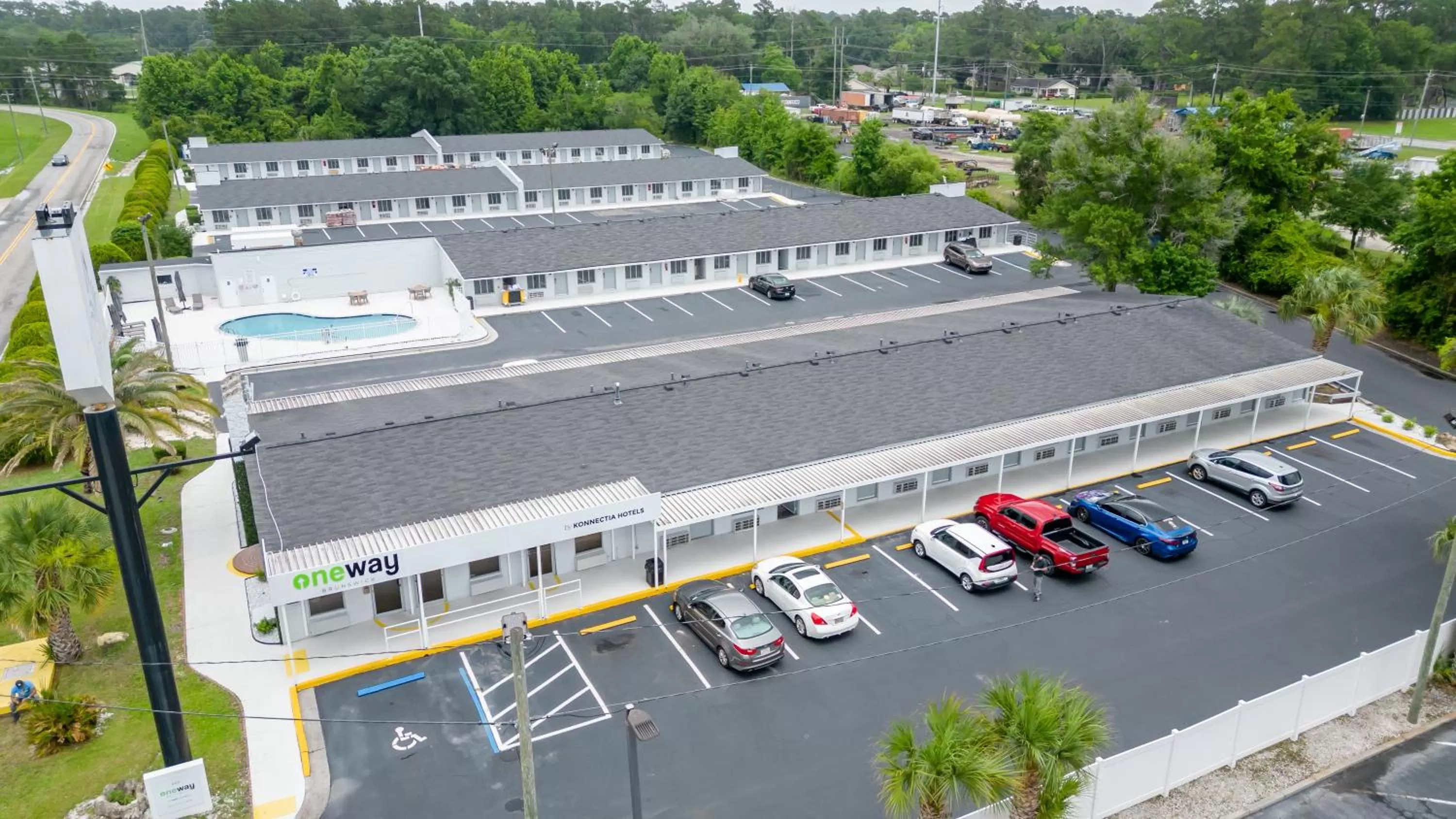 Property building, Bird's-eye View in Oneway Brunswick