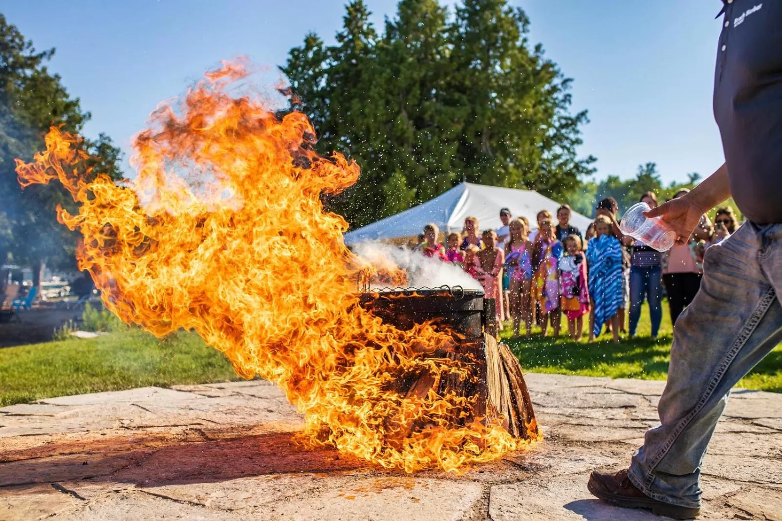 People in Beach Harbor Resort