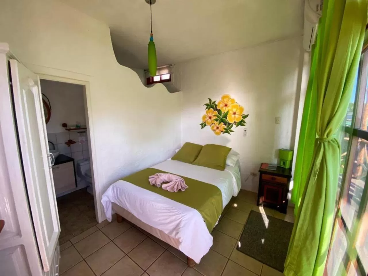 Bed in Hotel Miconia