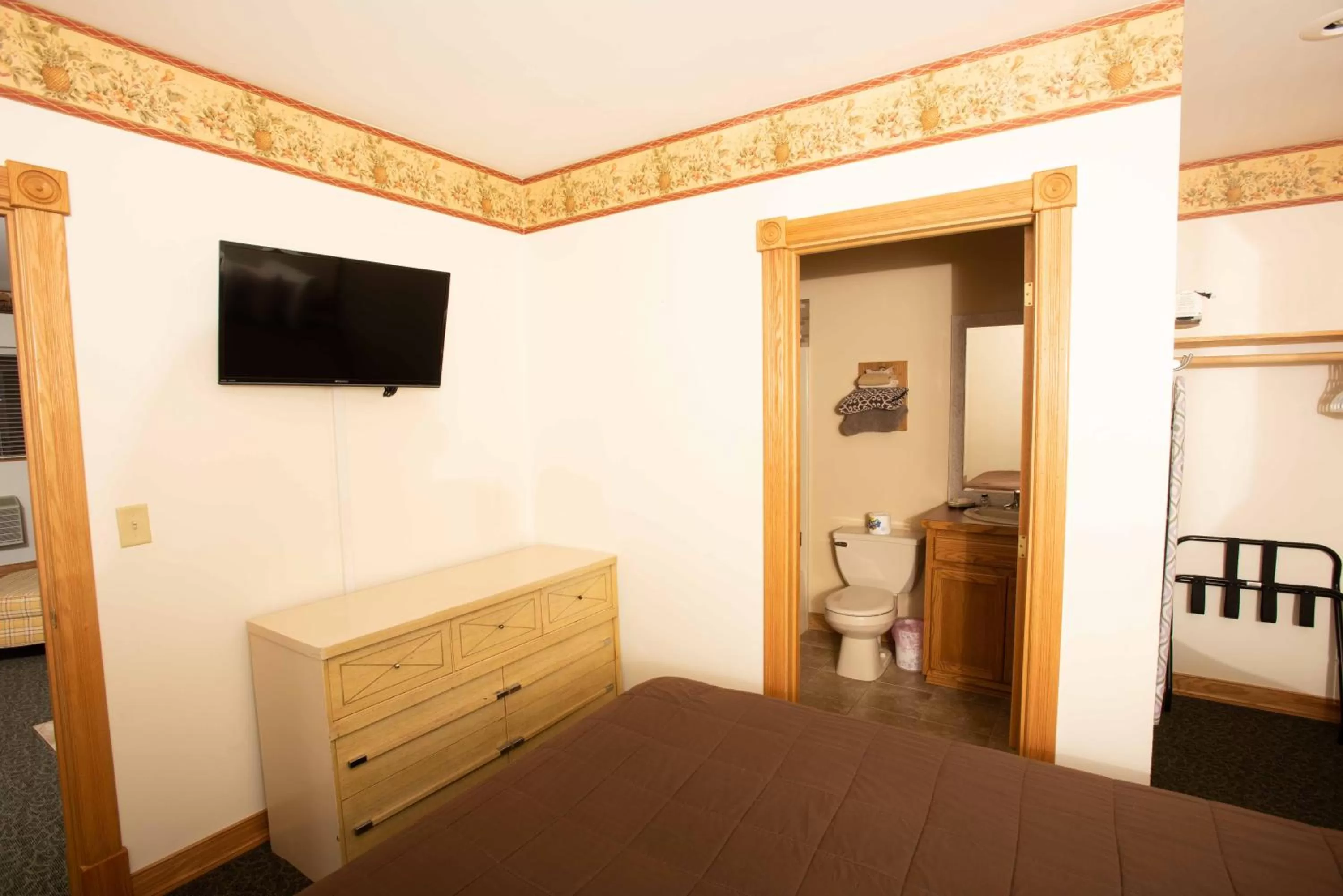 Bathroom in Blue Spruce Motel