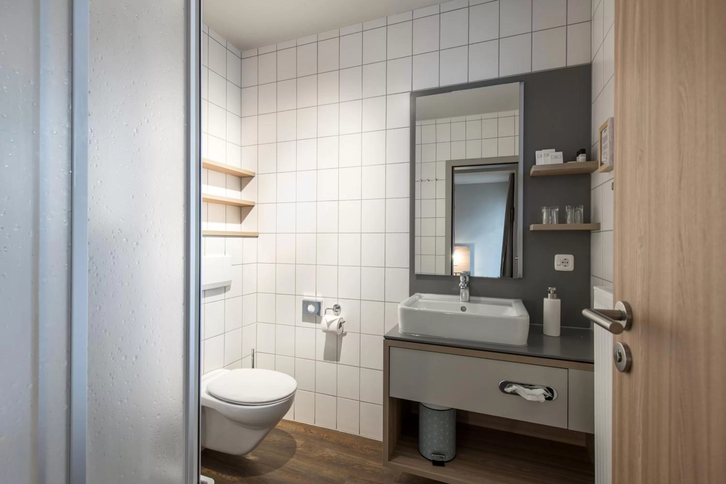 Bathroom in stattHotel Weimar