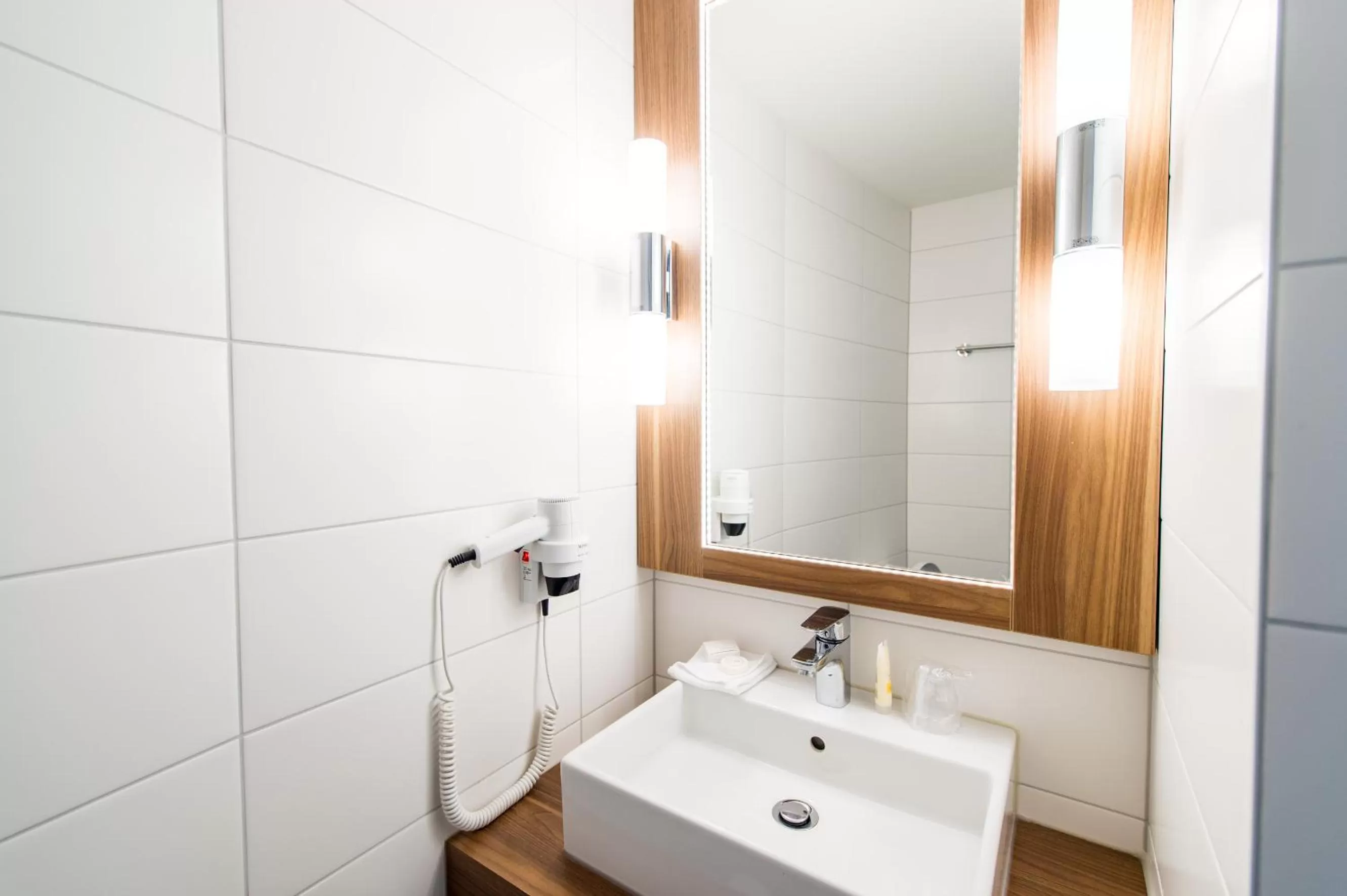 Bathroom in City Hotel Biel Bienne Free Parking