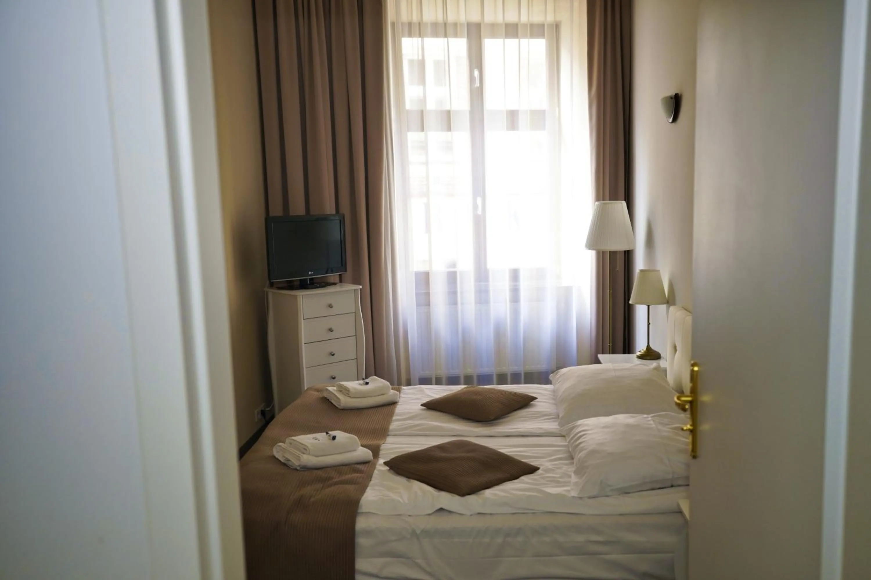 Bed in Hotel Wit Stwosz