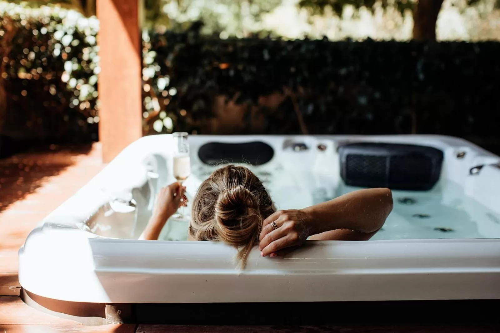 Open Air Bath in Losari Retreat