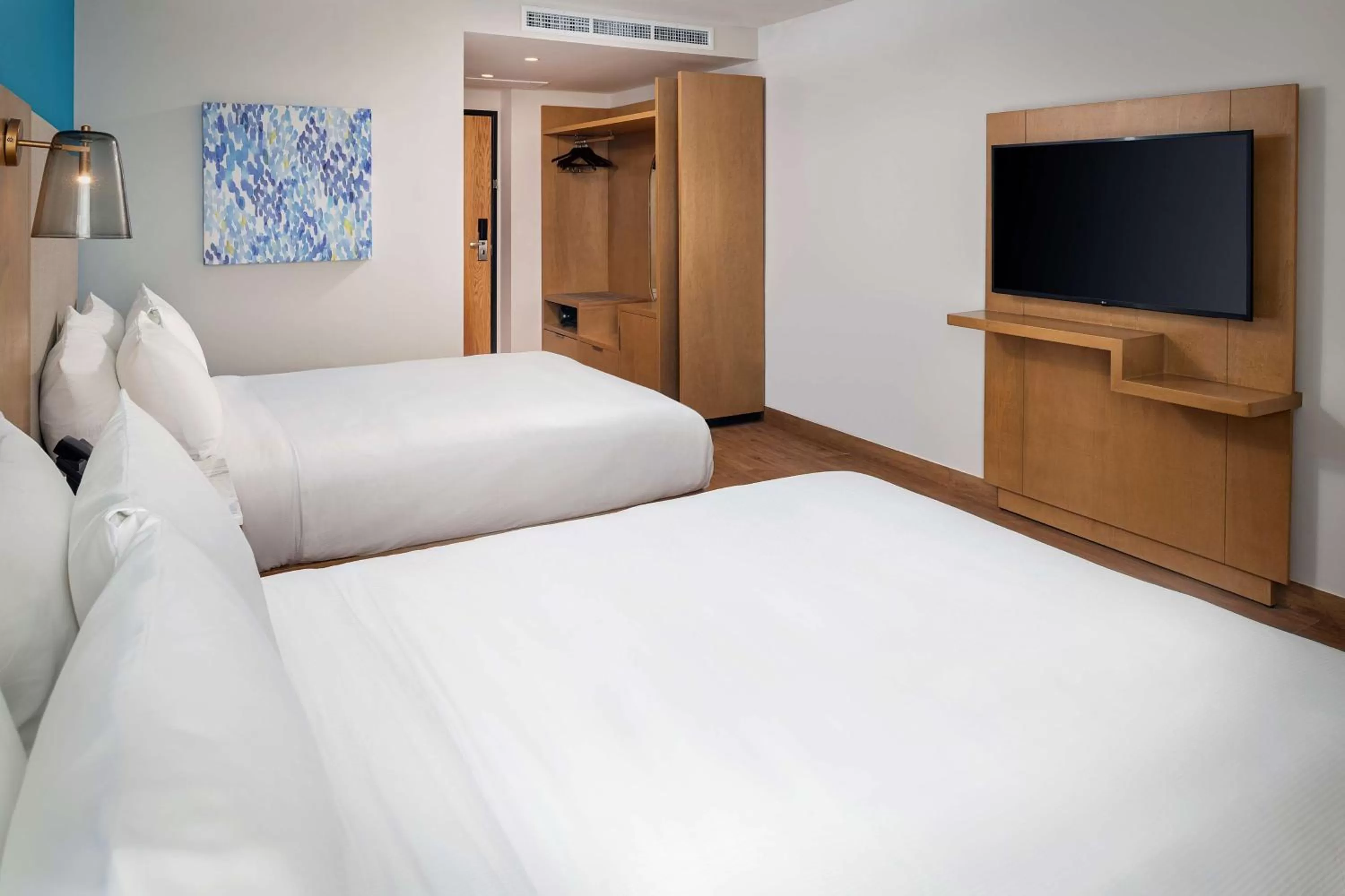 Bed in Hilton Garden Inn Cancun Airport